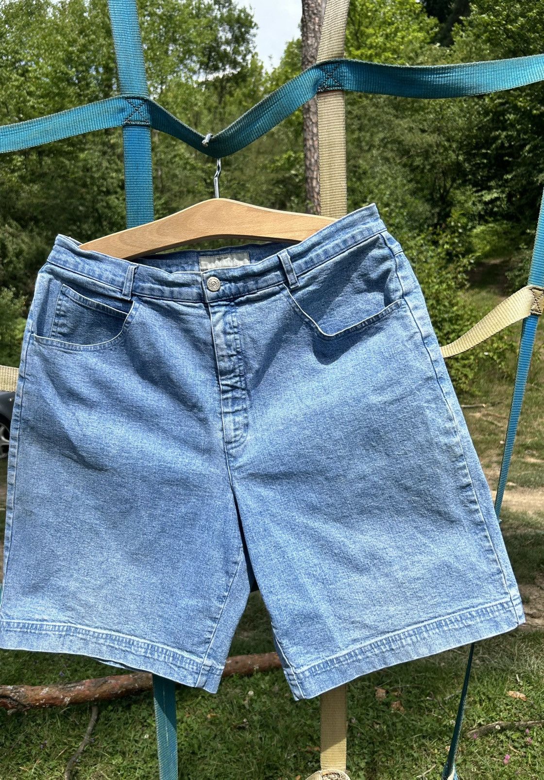 Other Vintage Fade Out Short Denim Jeans Made in Italy Size 46 EU Size US 36 / EU 52 - 3 Thumbnail