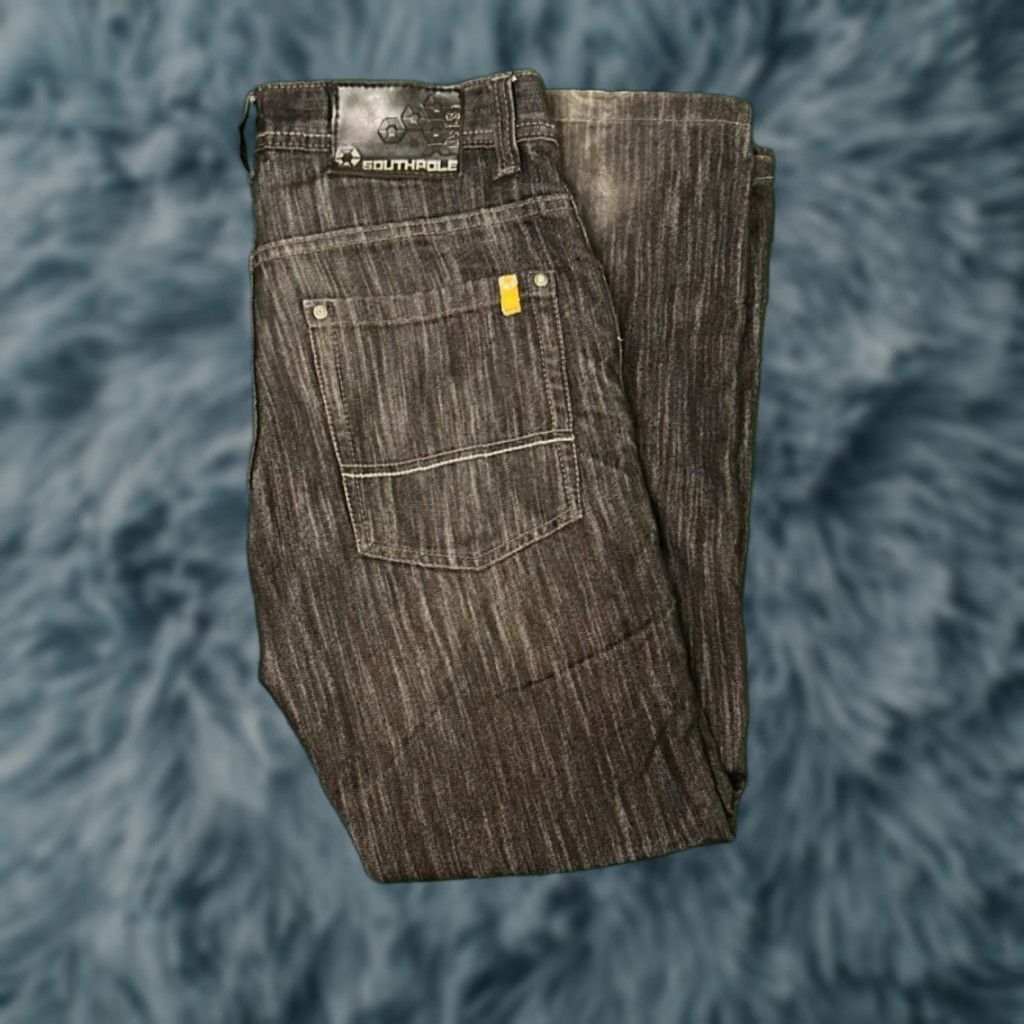 Southpole VINTAGE Southpole Jeans Straight Baggy Skater Grunge Y2K VTG Mens Size 32 Dark 32x30 Mens Jeans Size US 32 / EU 48 - 1 Thumbnail