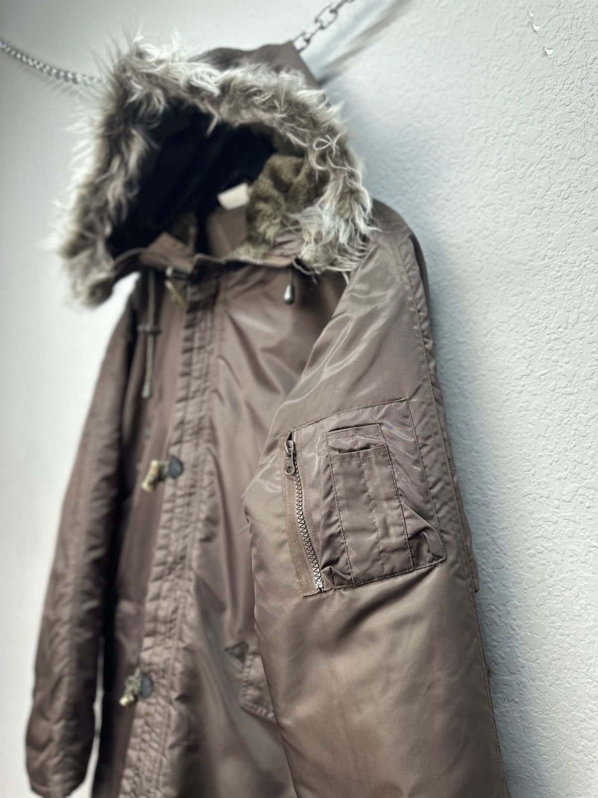 Issey Miyake WOW😻 Vintage Fur JACKET Mohair LGB HOODIE JAPAN CANADA GOOSE Size US XL / EU 56 / 4 - 6 Thumbnail