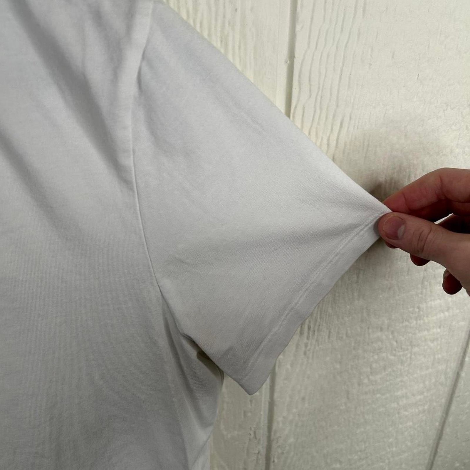 Lululemon Modern White Lululemon V-neck Workout Athletic Tee Size 10 Size L / US 10 / IT 46 - 5 Thumbnail