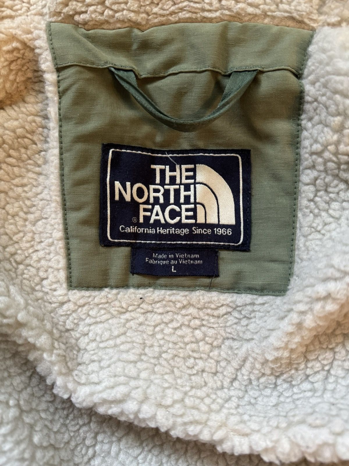 The North Face The North Face TNF gorpcore style khaki hooded parka jacket Size US L / EU 52-54 / 3 - 10 Thumbnail
