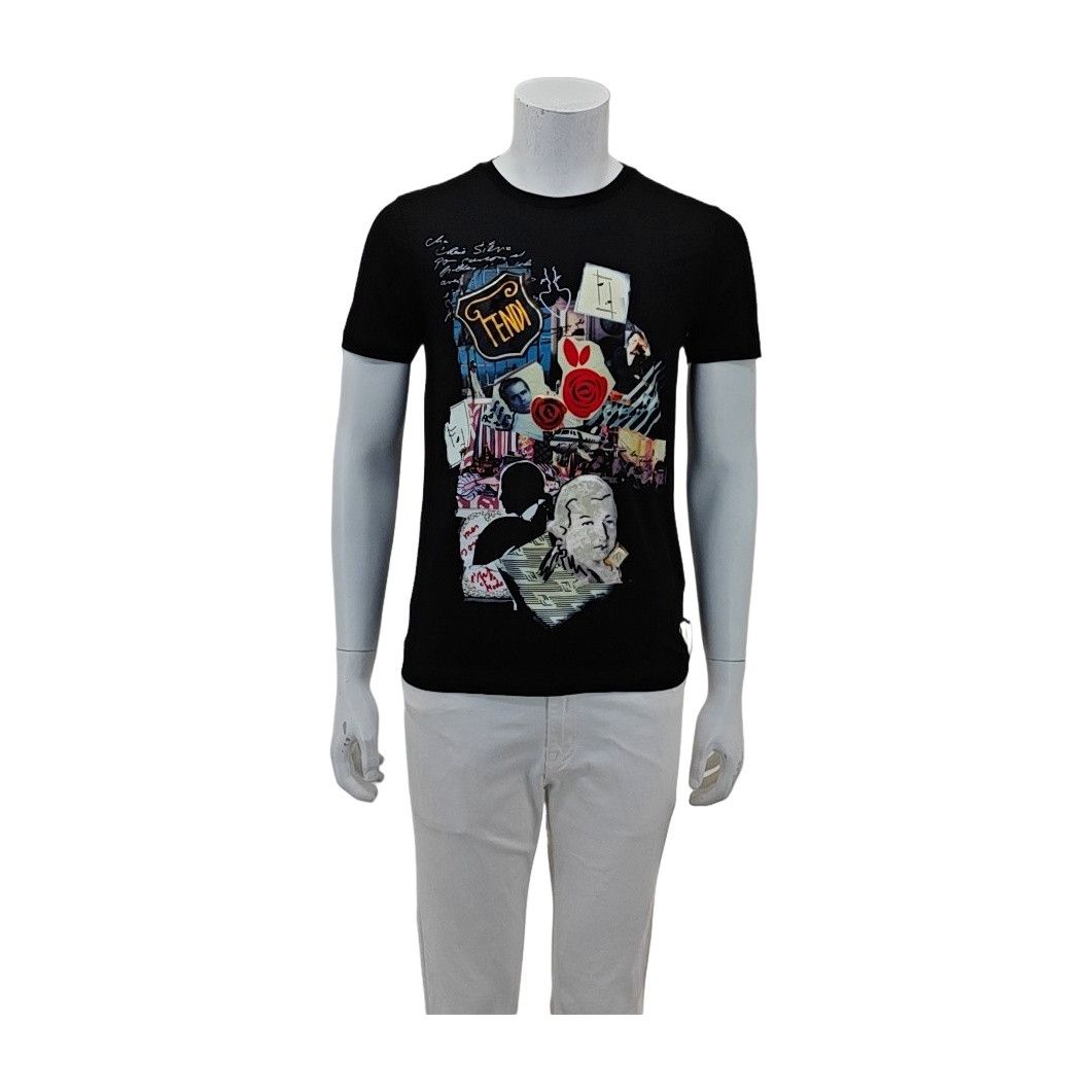 Fendi Fendi Graphic Print T-Shirt S Size US S / EU 44-46 / 1 - 1 Thumbnail