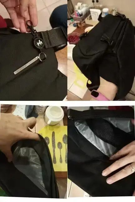Other Fashion Solid Men's Crossbody Bag Size ONE SIZE - 4 Thumbnail