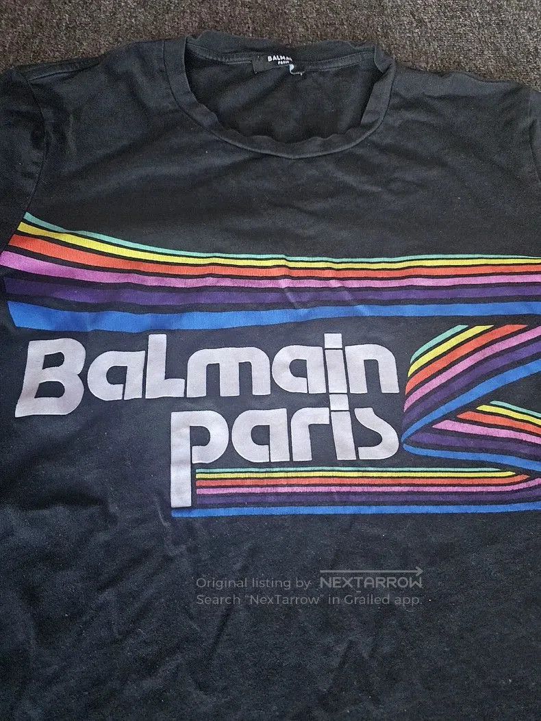 Balmain Balmain Paris Short Sleeve T. Size US M / EU 48-50 / 2 - 2 Thumbnail