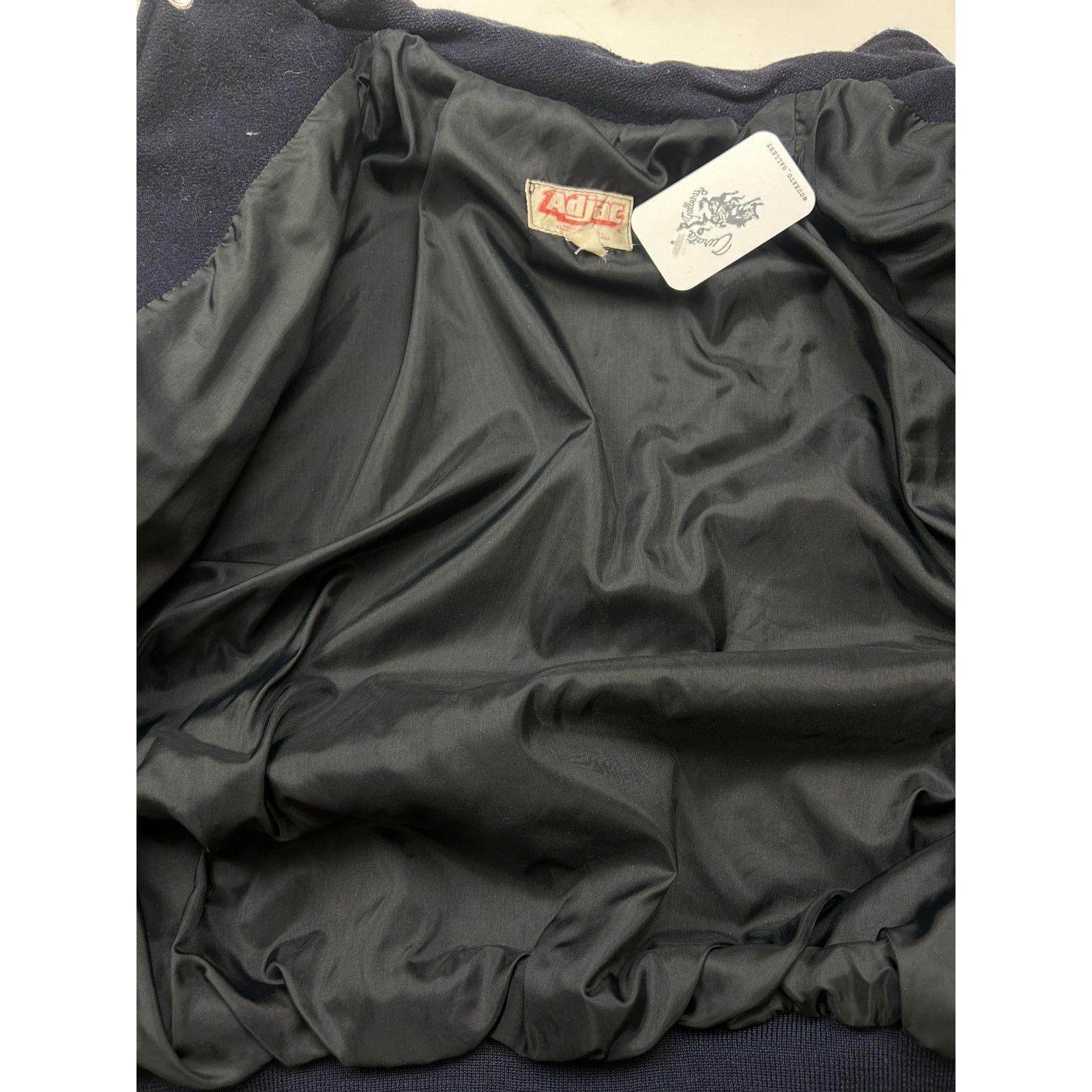 Vintage Vintage 90s Adjac Two Tone Wool Varsity Letterman Jacket L Size US L / EU 52-54 / 3 - 7 Thumbnail