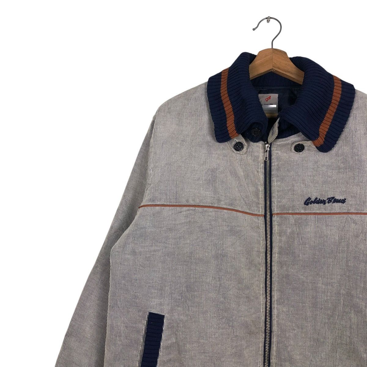 Japanese Brand 🔥VINTAGE HICKORY BOMBER JACKET GOLDEN BREED SURF & SPORTS Size US M / EU 48-50 / 2 - 7 Thumbnail