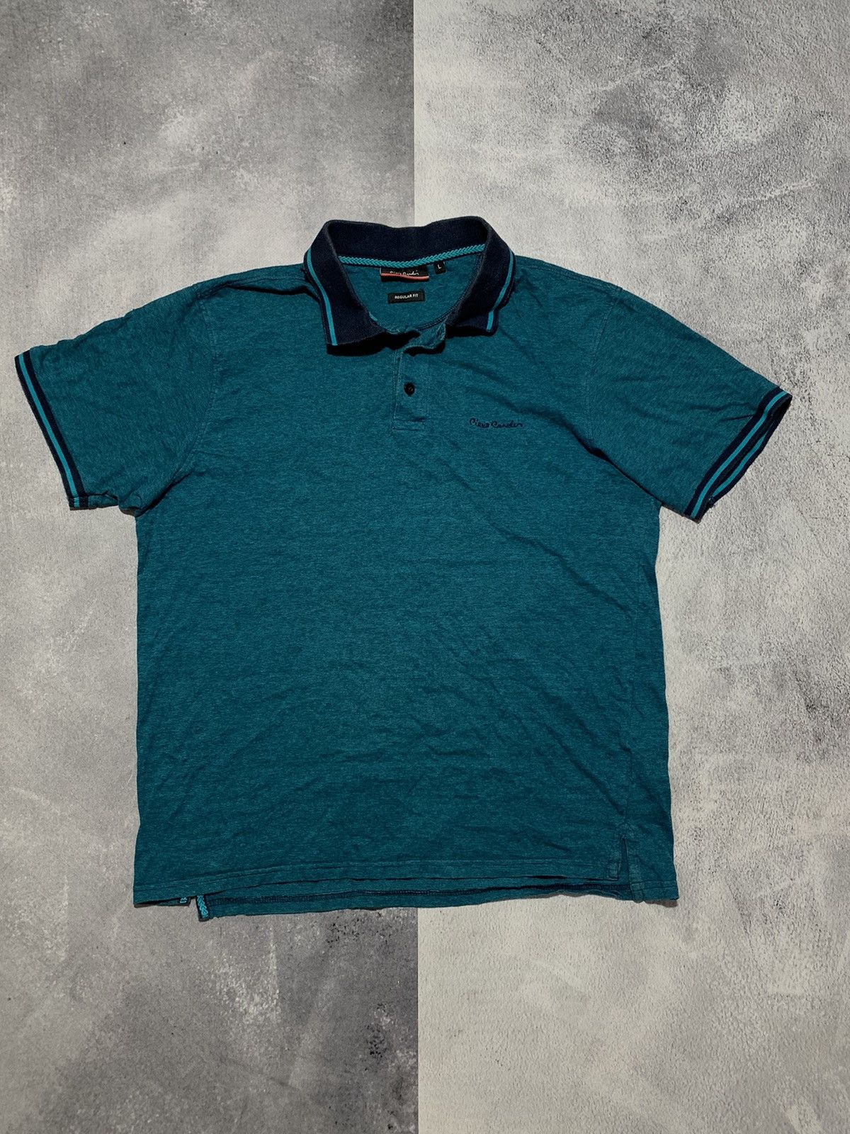 Pierre Cardin × Vintage Vintage Y2K Pierre Cardin 1/4 button polos tee size L Size US L / EU 52-54 / 3 - 1 Thumbnail