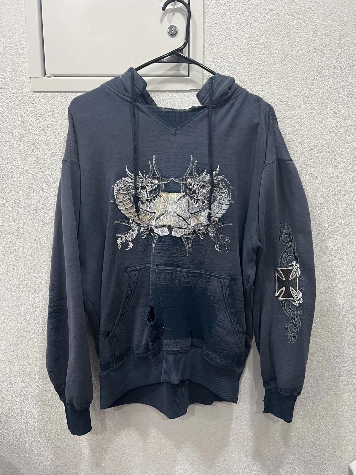 Other Y2K Afterhood Thrashed Dragon Hoodie Size US L / EU 52-54 / 3 - 1 Thumbnail