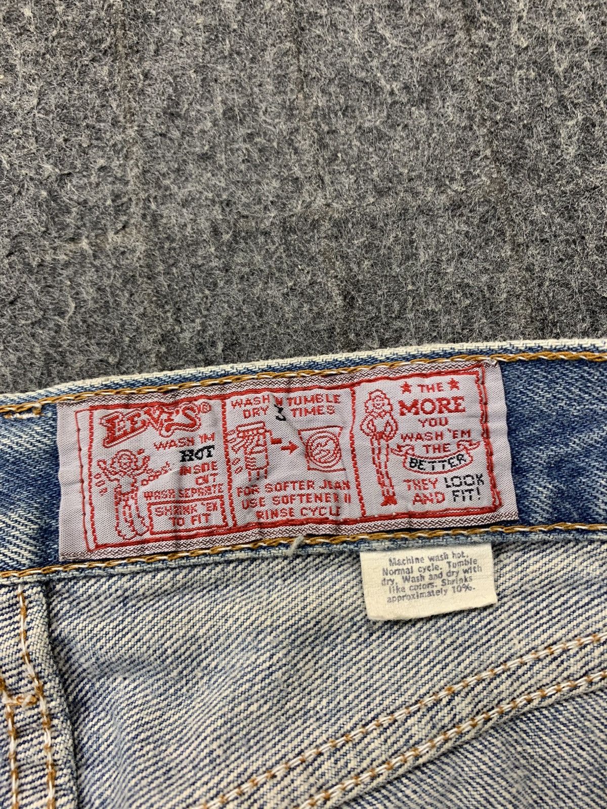 Levi's 90s Levis Strauss Lot 26501-0116 Denim Jeans Straight Cut Size 24" / US 00 / IT 34 - 9 Thumbnail