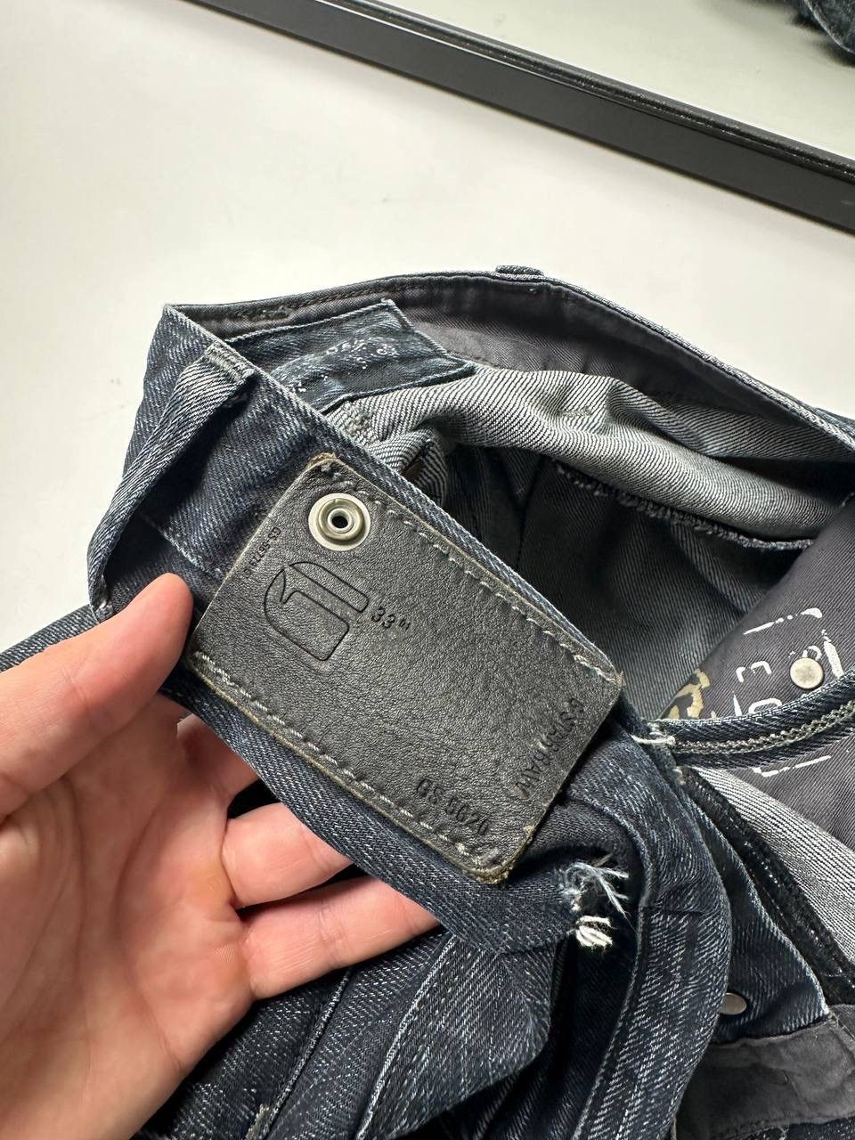 G-Star 90s Vintage Distressed Washed G Star Jean Y2K Japanese Fit Size US 32 / EU 48 - 6 Thumbnail