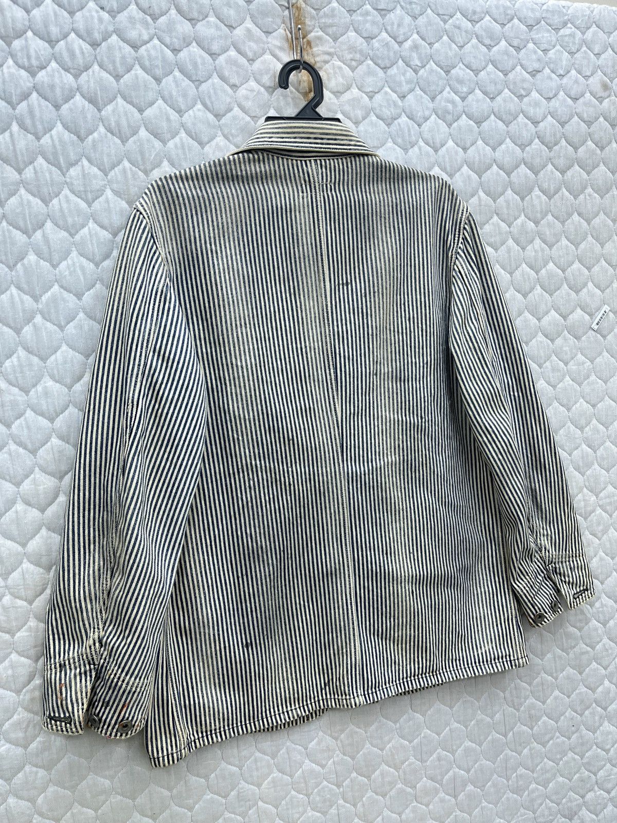 Johnbull 🔥🔥🔥ARCHIVE VINTAGE JOHN BULL HICKORY STRIPE CHORE JACKET Size US M / EU 48-50 / 2 - 6 Thumbnail