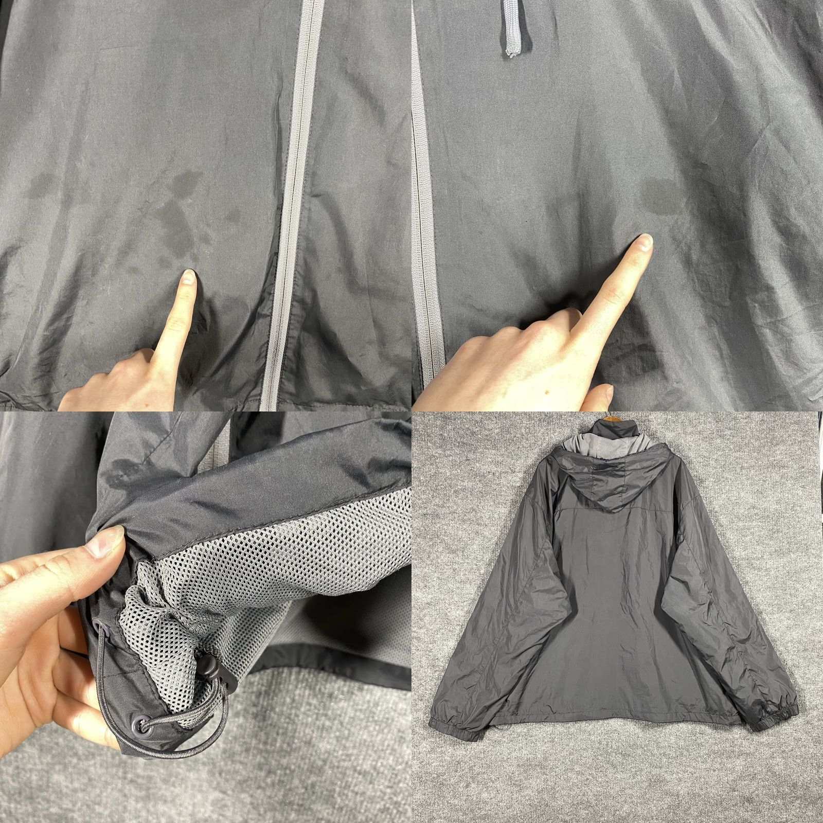 Mercedes-Benz AMG Mercedes-Benz USA Collection Windbreaker Jacket Mens 3XL Hooded Zip Gray Mercedes-Benz Windbreaker 3XL Mens Hoodie Jacket USA Theme Size US XXL / EU 58 / 5 - 8 Thumbnail