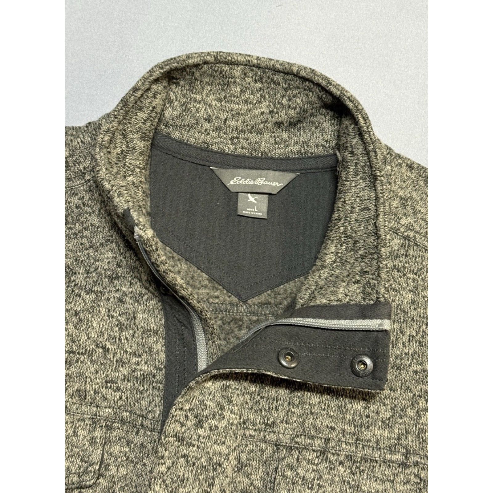 Eddie Bauer Eddie Bauer Jacket Mens L Gray Military Pockets Full Zip Outdoors Outdoor Casual Coat Size US L / EU 52-54 / 3 - 5 Thumbnail
