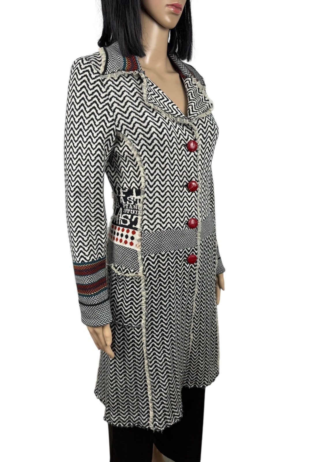 Other Pianura Studio Wool Knit Coat Ribbed size 40 Italy Size S / US 4 / IT 40 - 5 Thumbnail