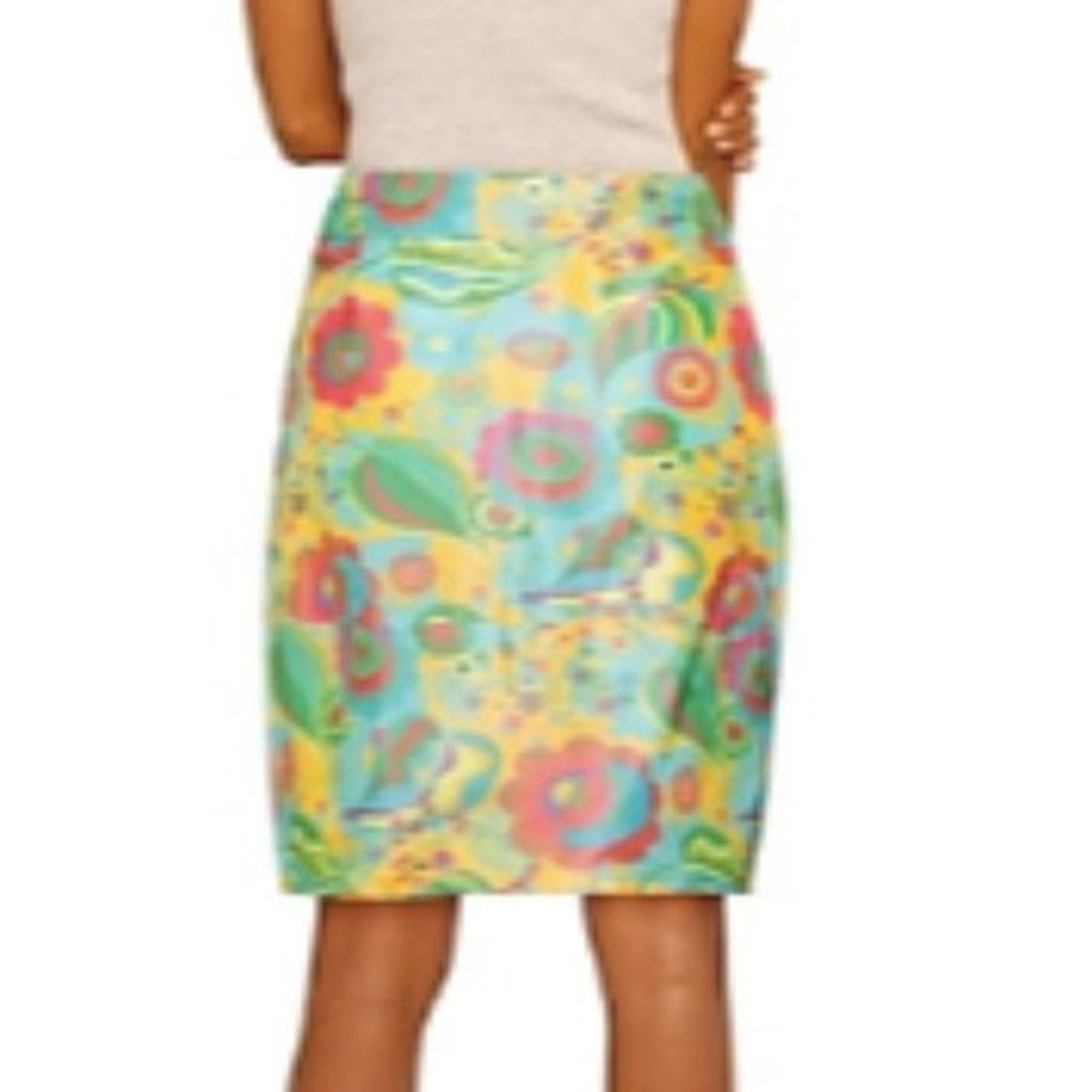 Marni Marni floral a line skirt multicolor size 6 Size 28" / US 6 / IT 42 - 2 Thumbnail
