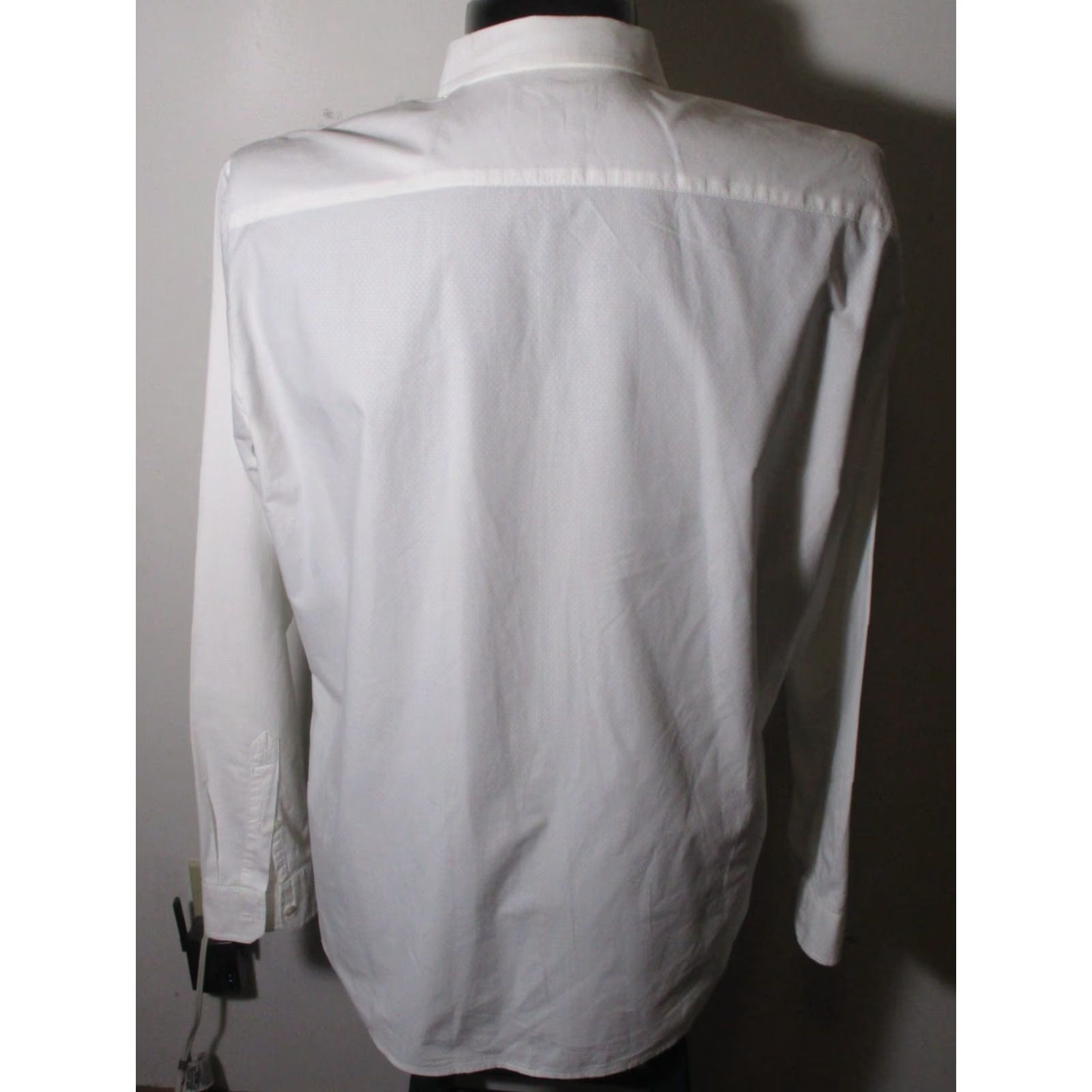 Vince Vince White Long Sleeve Button Shirt Men's XL Size US XL / EU 56 / 4 - 5 Thumbnail