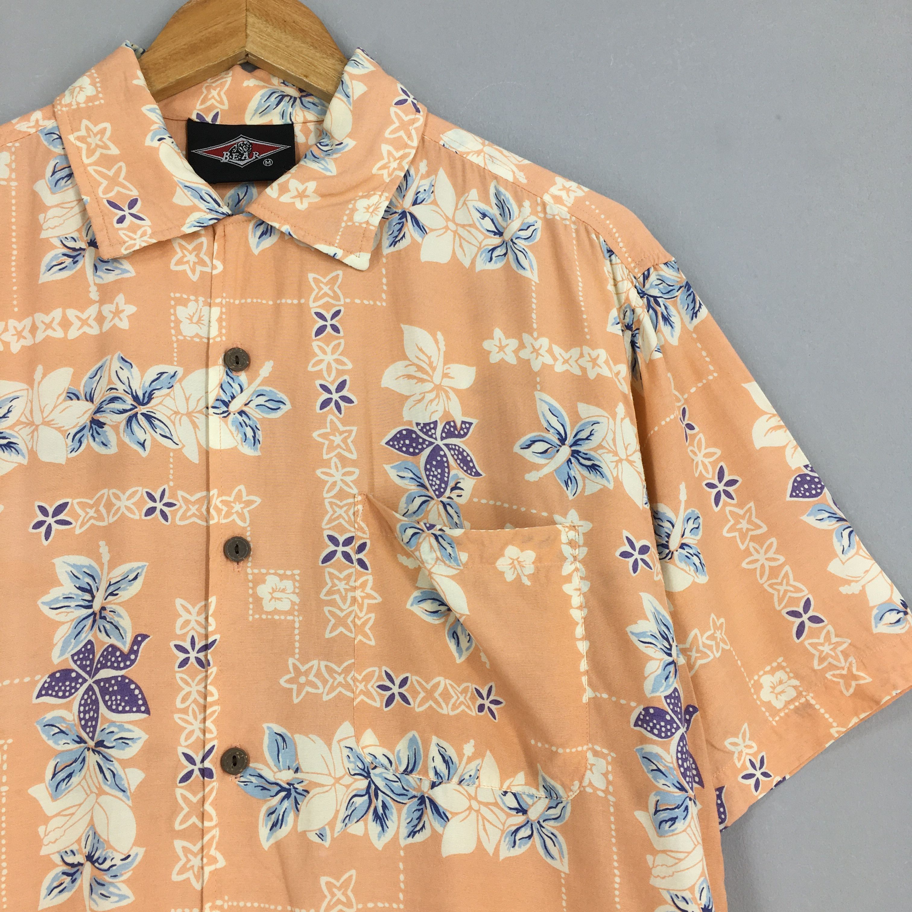 Other Vintage Hawaiian Hibiscus Flower Tropical Shirt Medium Size US M / EU 48-50 / 2 - 2 Thumbnail