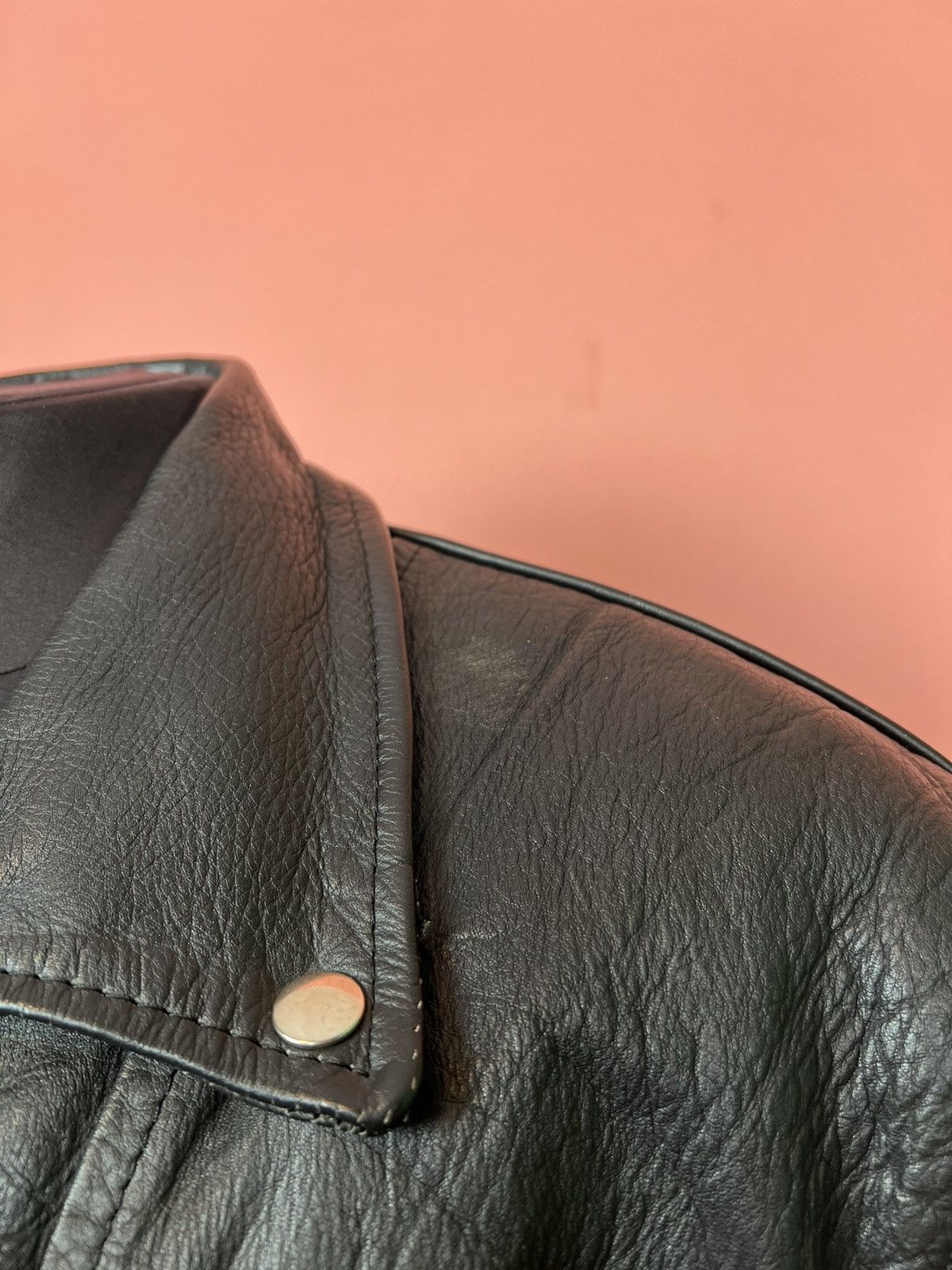 Leather jacket vintage rare cowboy USA hype streetwear