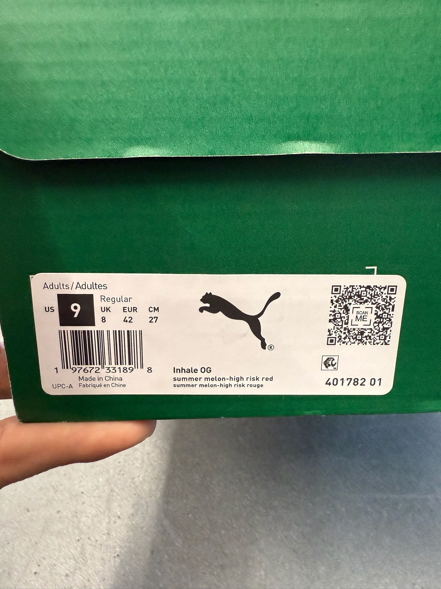 A$AP Rocky × Puma 2024 Puma Inhale OG Asap Rocky Summer Melon Size US 9 / EU 42 - 13 Thumbnail