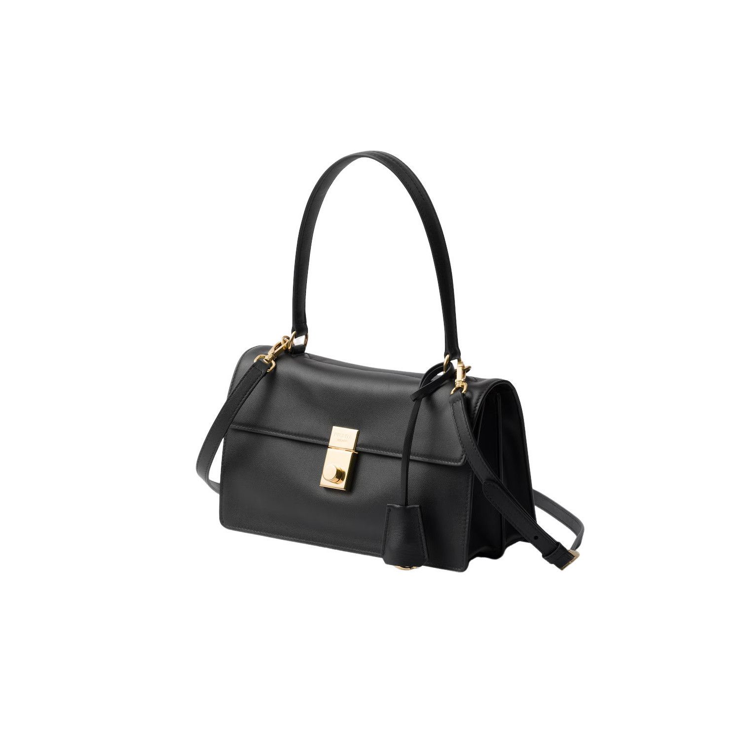 Prada PRADA Soft Sound Medium $4000 Black Leather Shoulder Bag New Size ONE SIZE - 2 Thumbnail