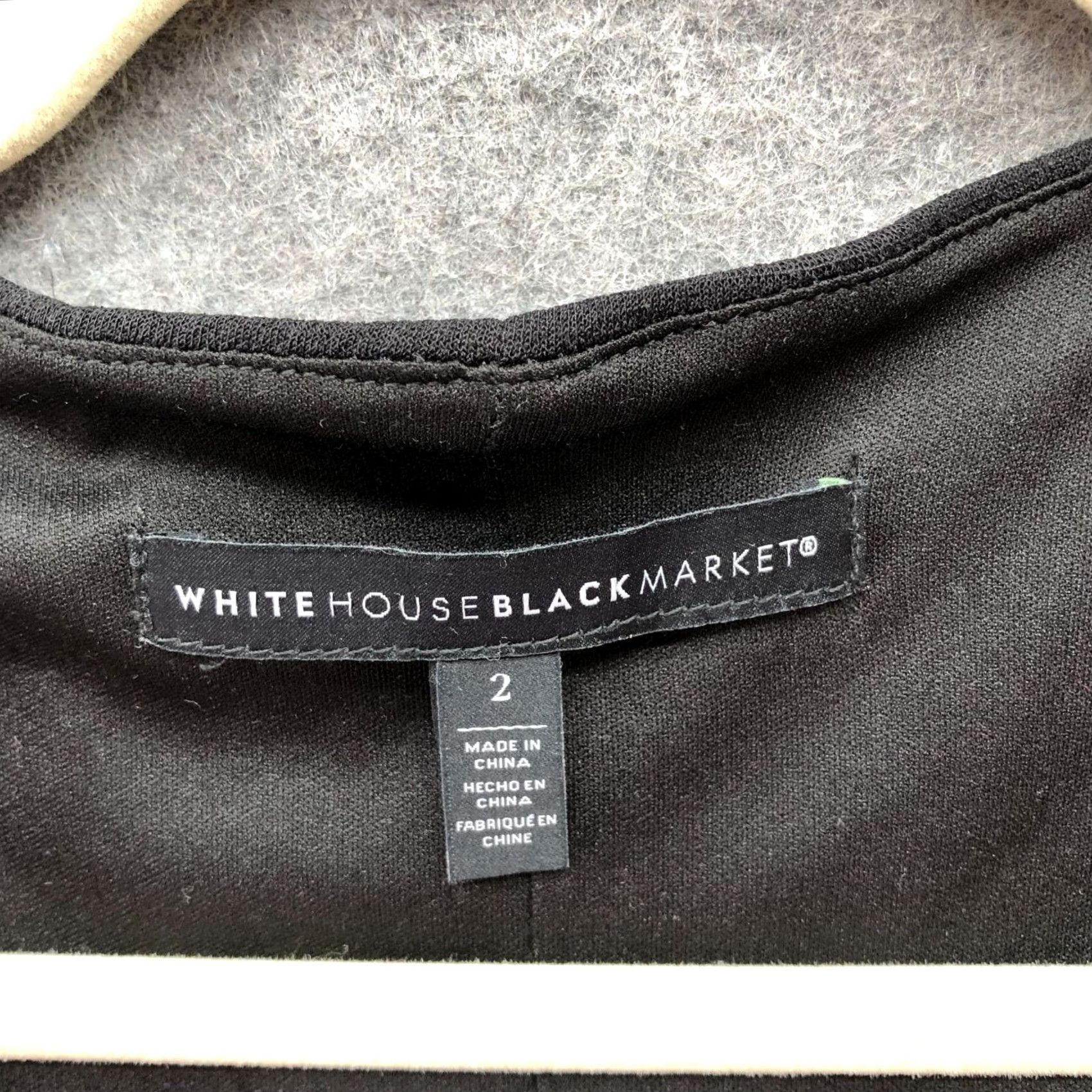 White House Black Market VINTAGE? No — White House Black Market Sleeveles Sheath Dress Womens 2 Black Drape Pleated Shirt? Size XS / US 0-2 / IT 36-38 - 5 Thumbnail