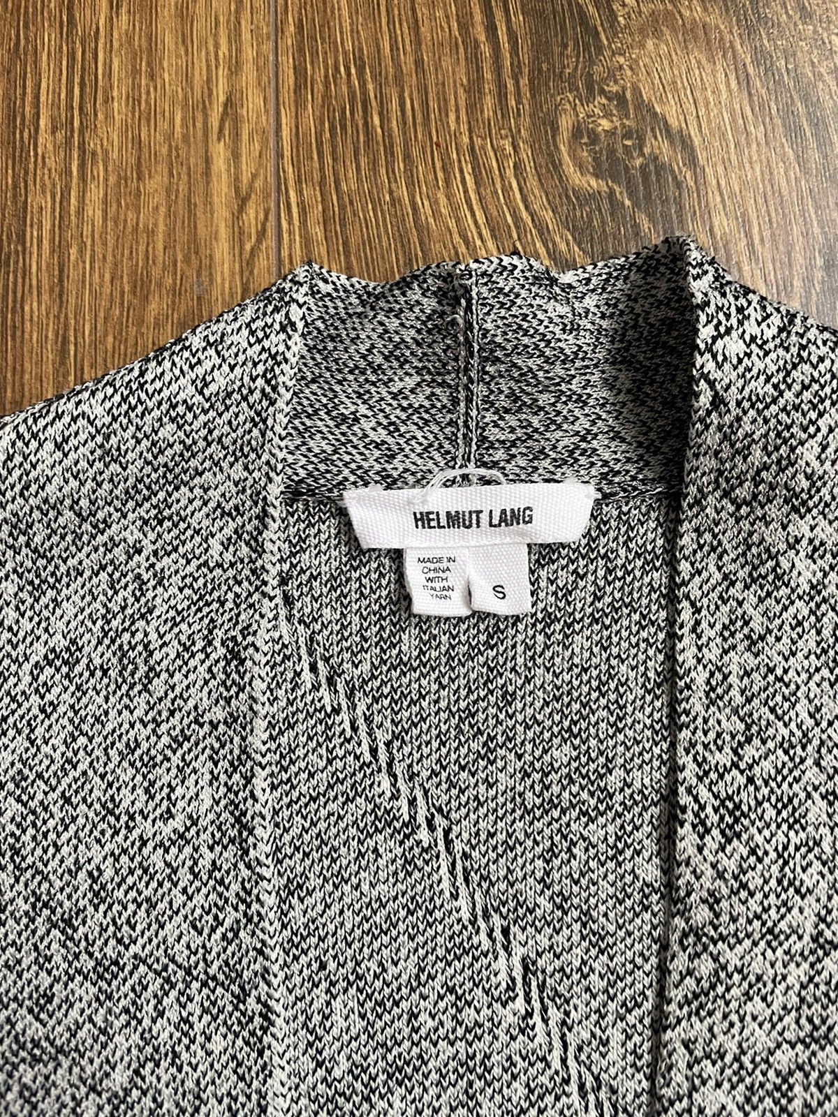 Designer × Helmut Lang Helmut Lang v-neck knitted woman sweater Size S / US 4 / IT 40 - 5 Thumbnail