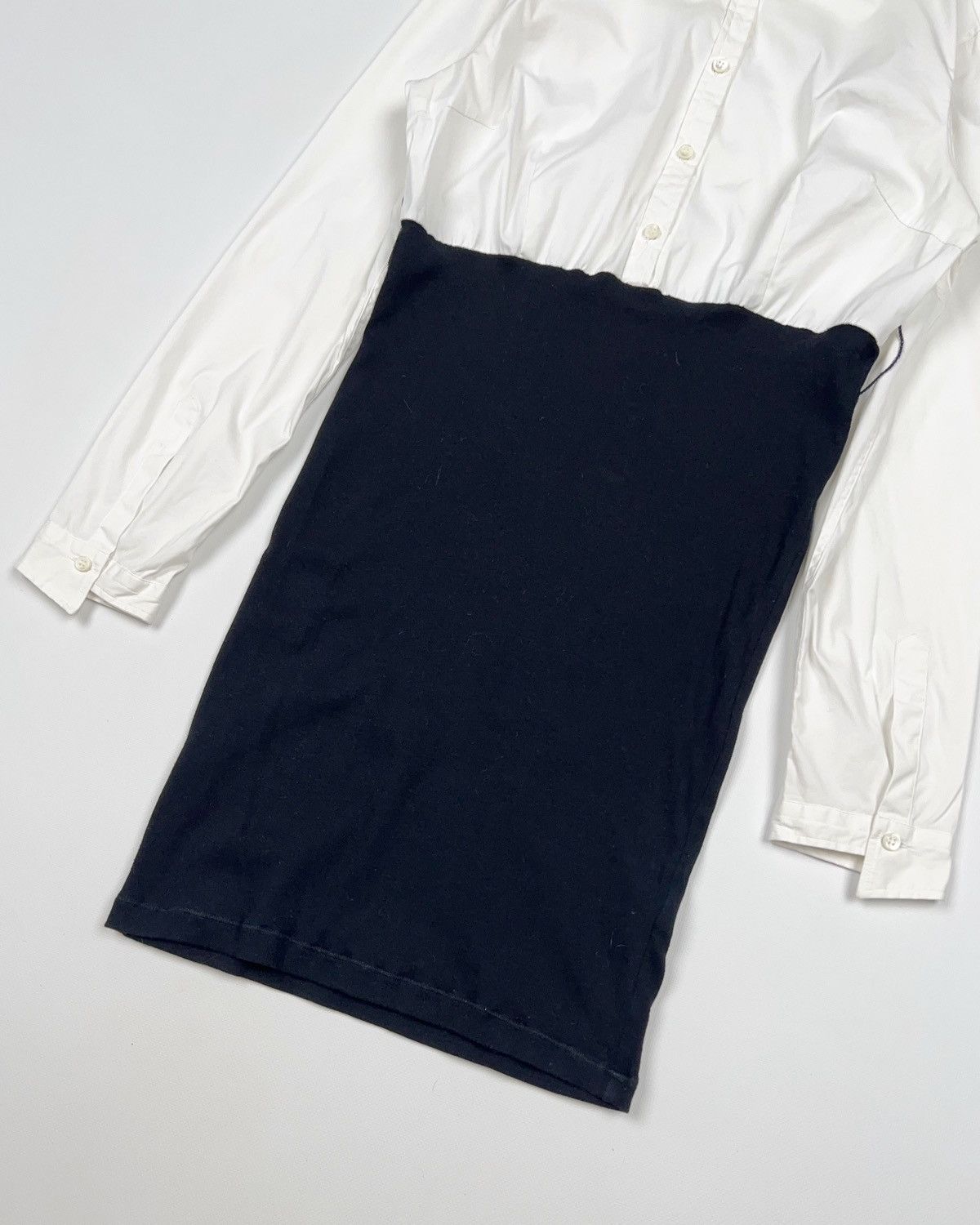 Brunello Cucinelli Brunello Cucinelli Long Shirt with Dress Black and White Size M / US 6-8 / IT 42-44 - 3 Thumbnail