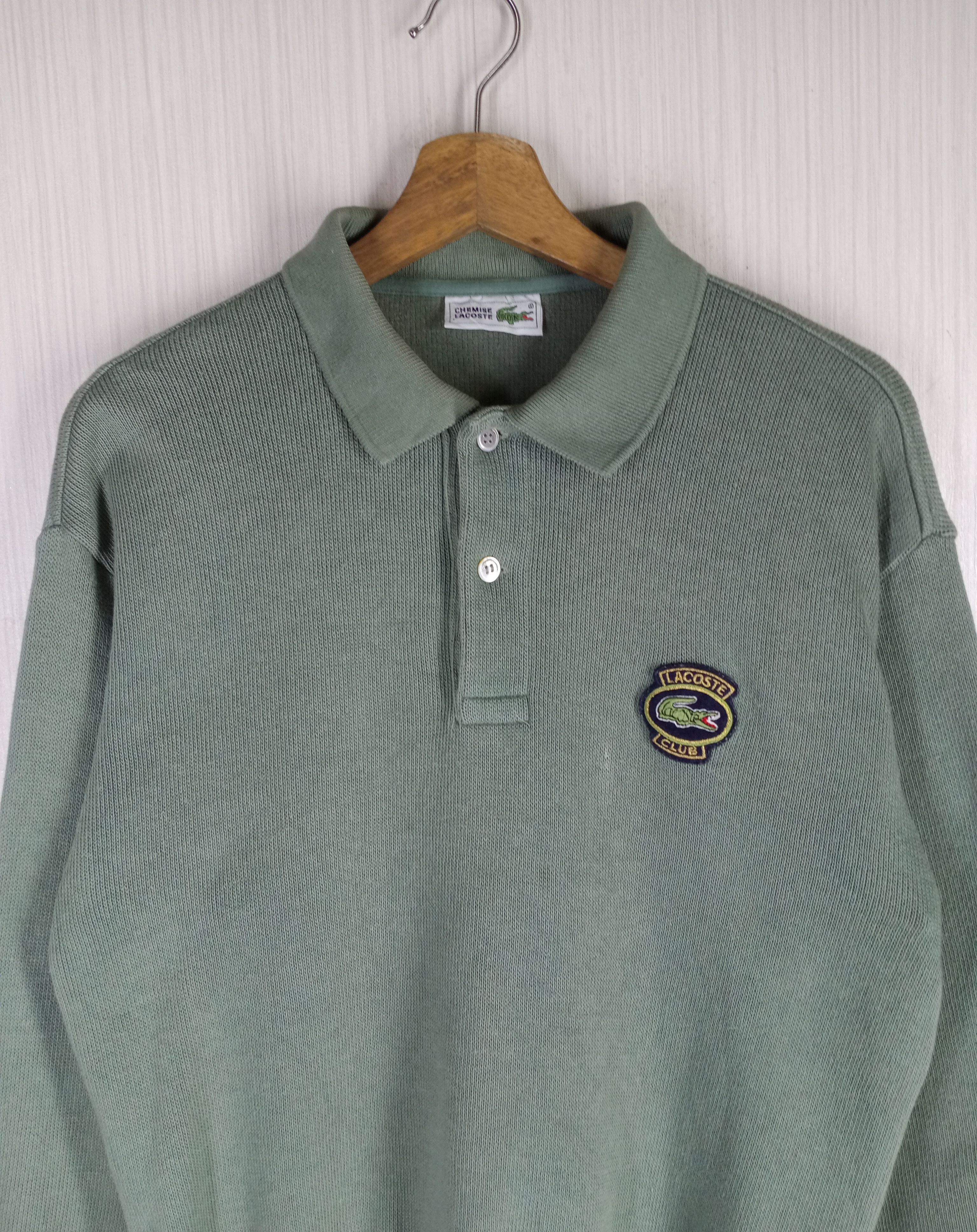 Lacoste × Vintage Rare Vintage 90s Lacoste Knitwear Sweater Size US M / EU 48-50 / 2 - 2 Thumbnail
