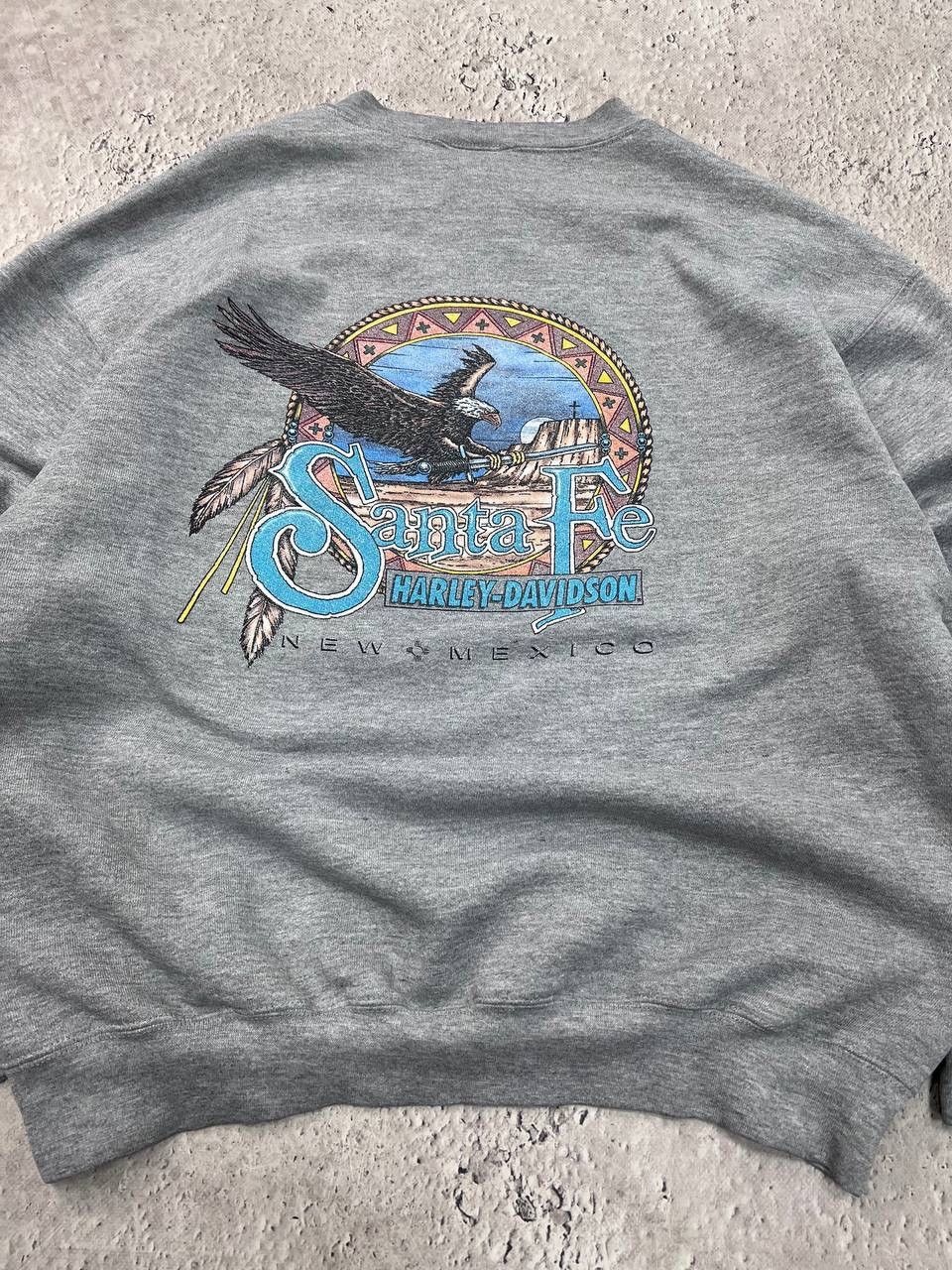 Harley Davidson × Vintage Crazy Vintage 90s Harley Davidson Sweatshirt Heavyweight Size US L / EU 52-54 / 3 - 11 Thumbnail
