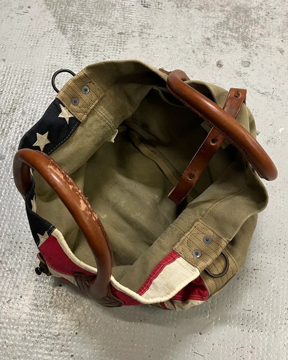 Polo Ralph Lauren Ralph Lauren Denim & Supply vintage USA Flag Khaki Tote Bag Size ONE SIZE - 10 Thumbnail