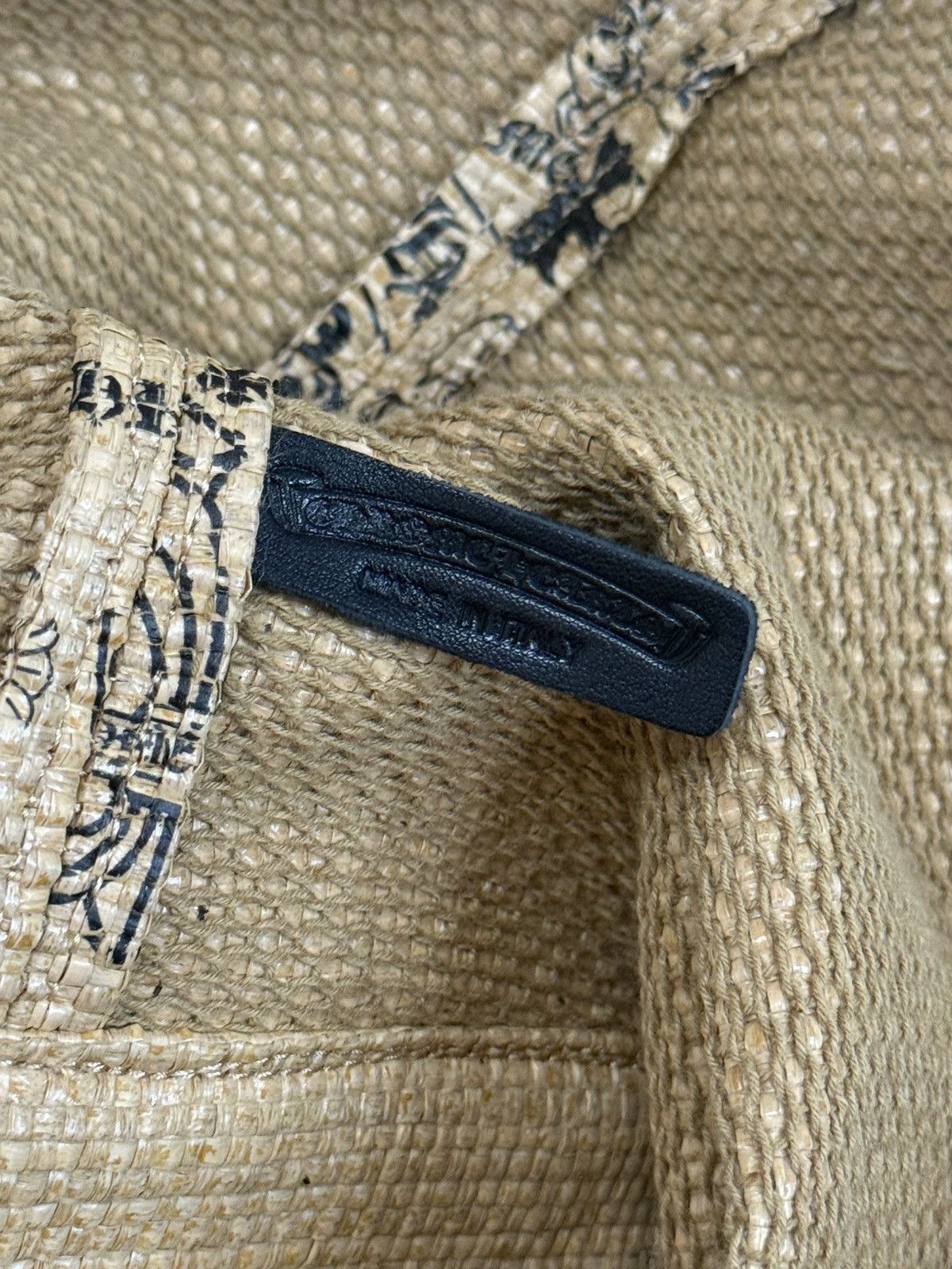 Chrome Hearts St. Barths Exclusive Straw Beach Bag Size ONE SIZE - 6 Thumbnail
