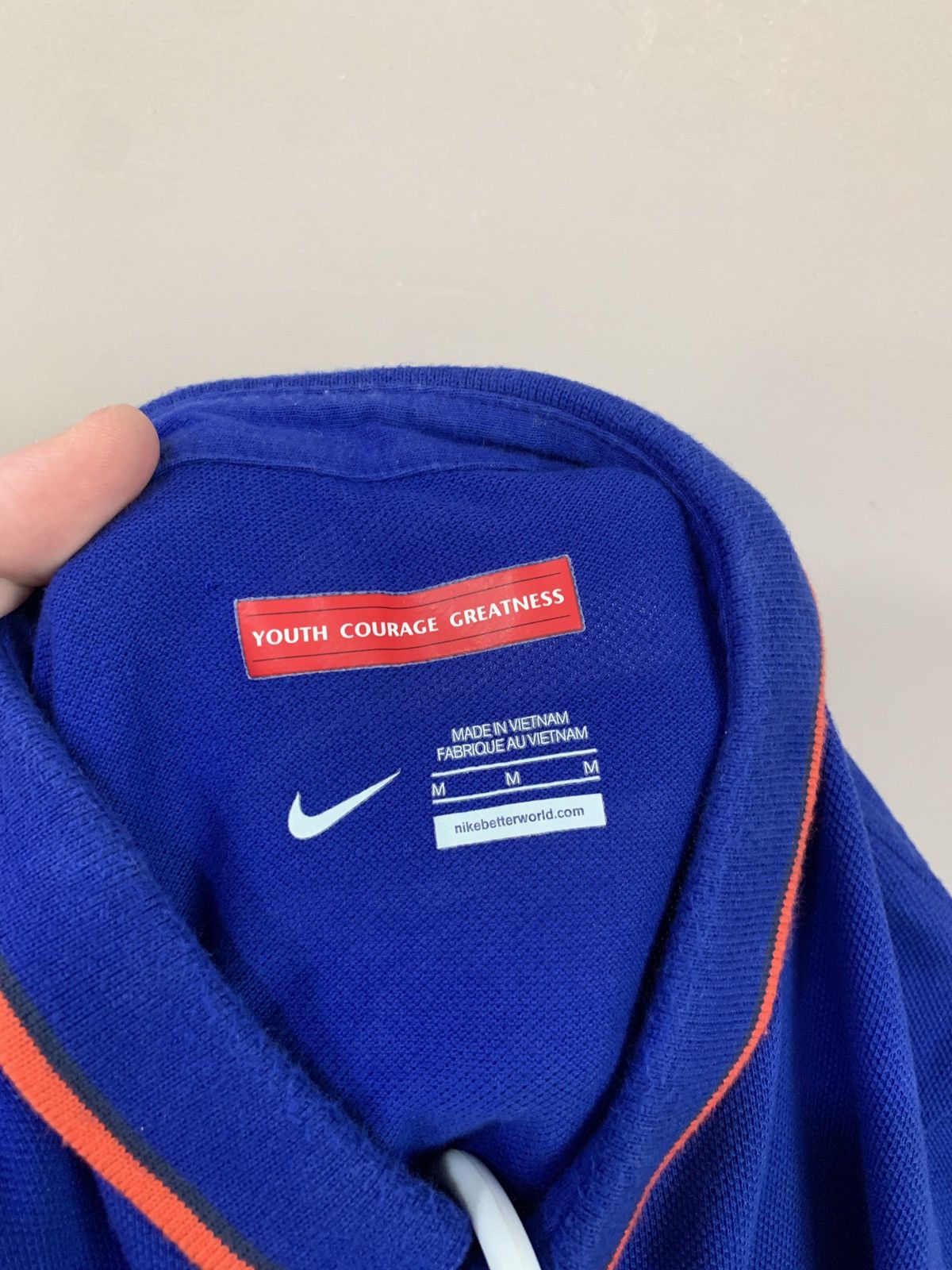 Nike Manchester United Nike blue polo shirt football soccer Size US M / EU 48-50 / 2 - 11 Thumbnail