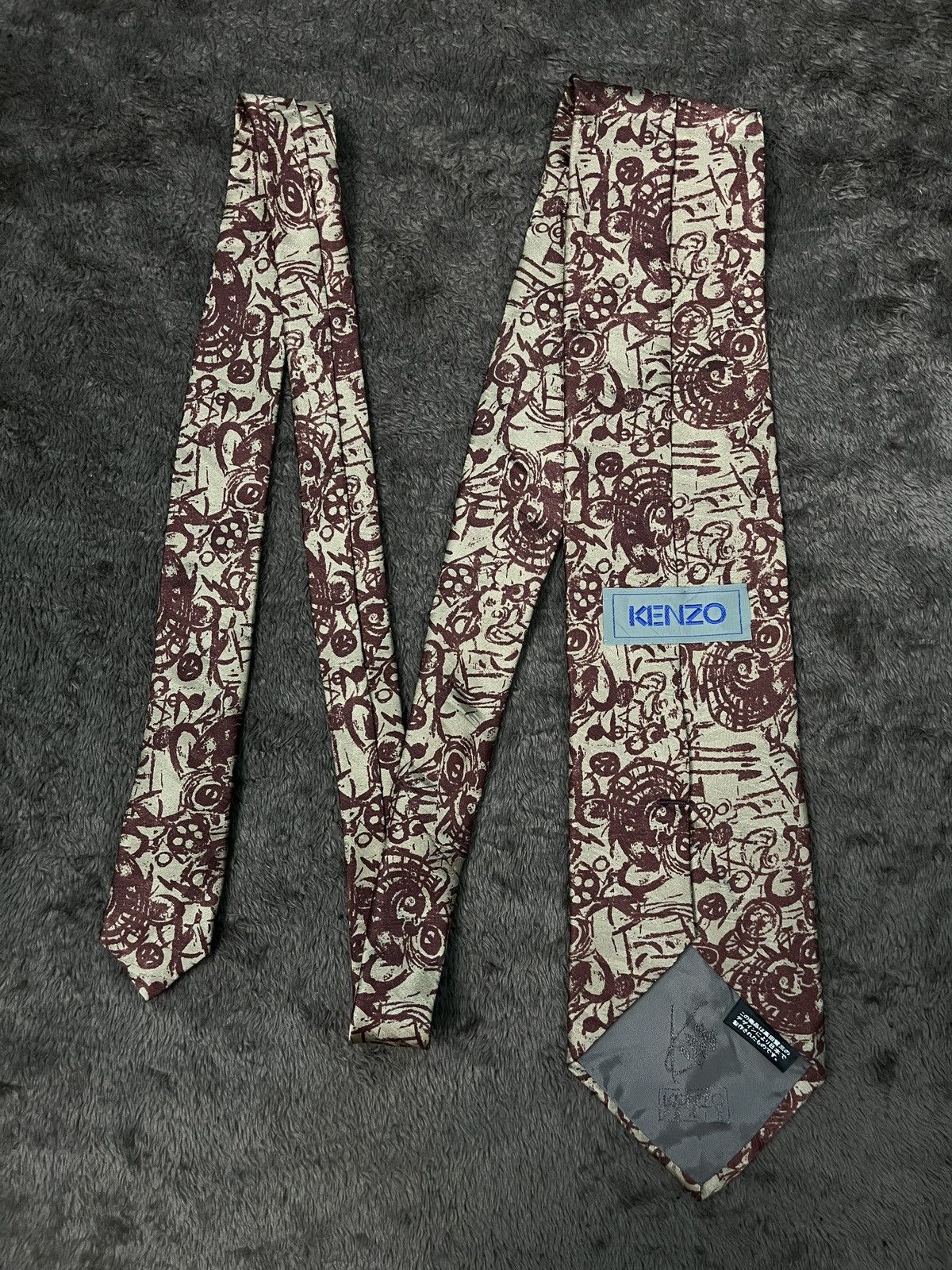 Kenzo × Vintage Kenzo Paris Silk Necktie Size ONE SIZE - 4 Thumbnail