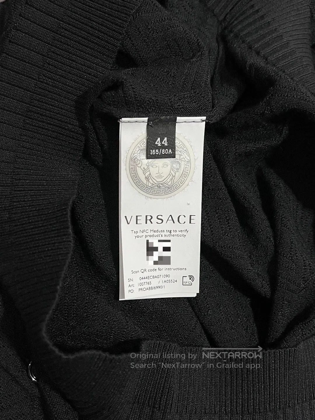 Versace VERSACE Short Sleeve Polo Shirt. Size US XS / EU 42 / 0 - 7 Thumbnail