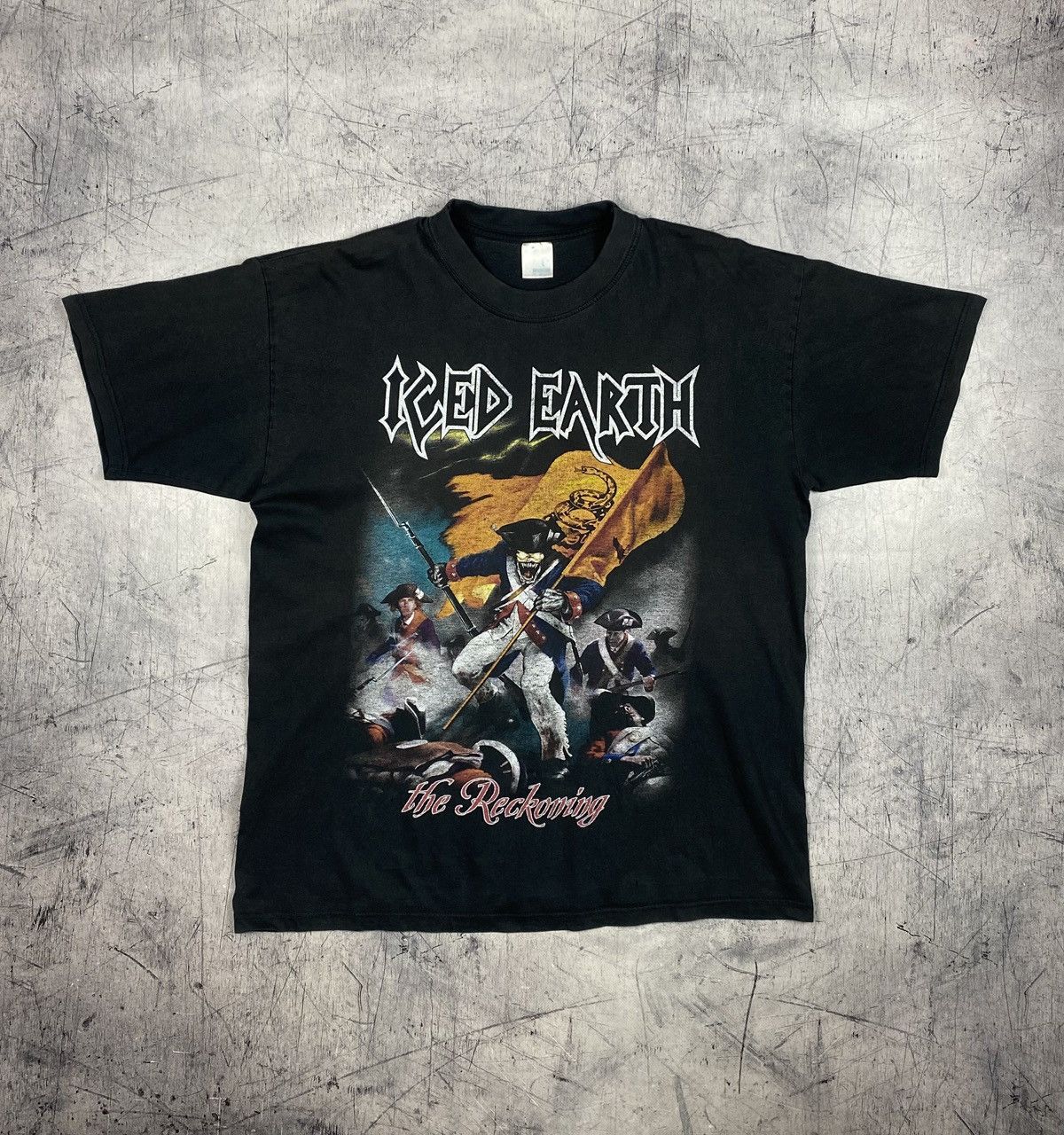 Band Tees Vintage Iced Earth The Reckoning Double Sided Metal T-Shirt Size US L / EU 52-54 / 3 - 2 Thumbnail