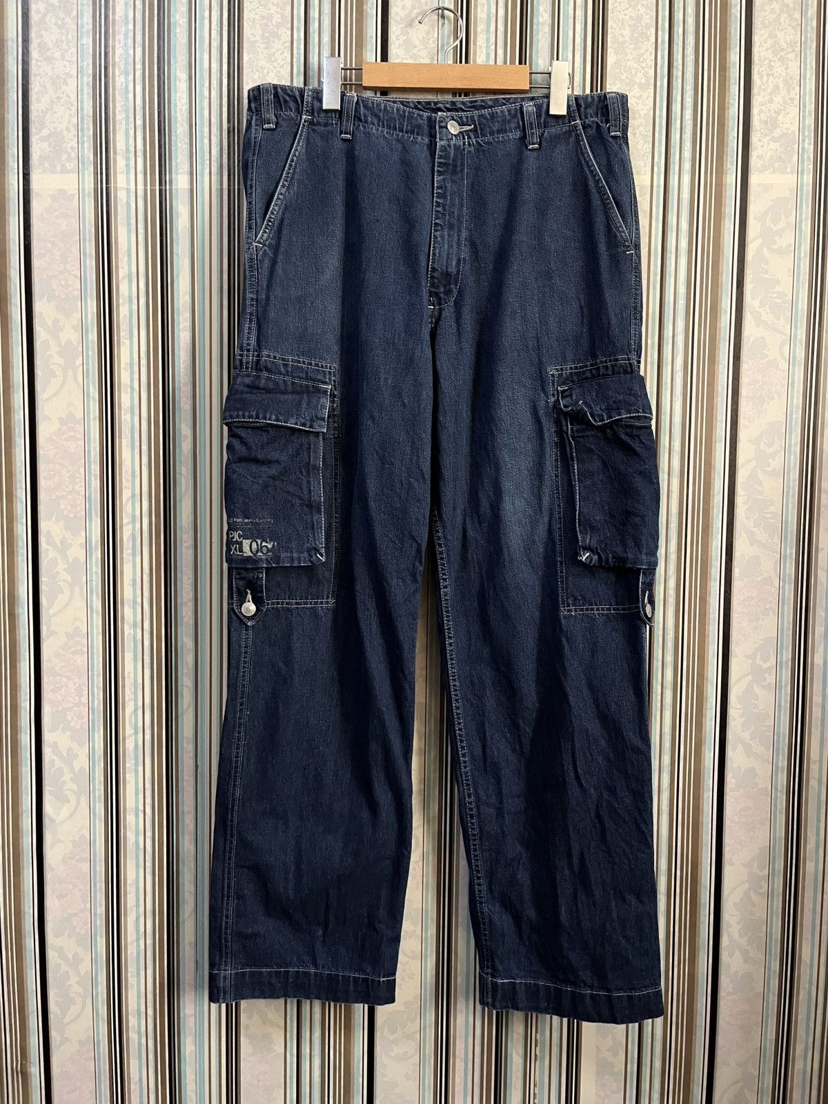 Polo Ralph Lauren 1990s RL jeans cargo baggy techwear #I Size US 34 / EU 50 - 1 Thumbnail