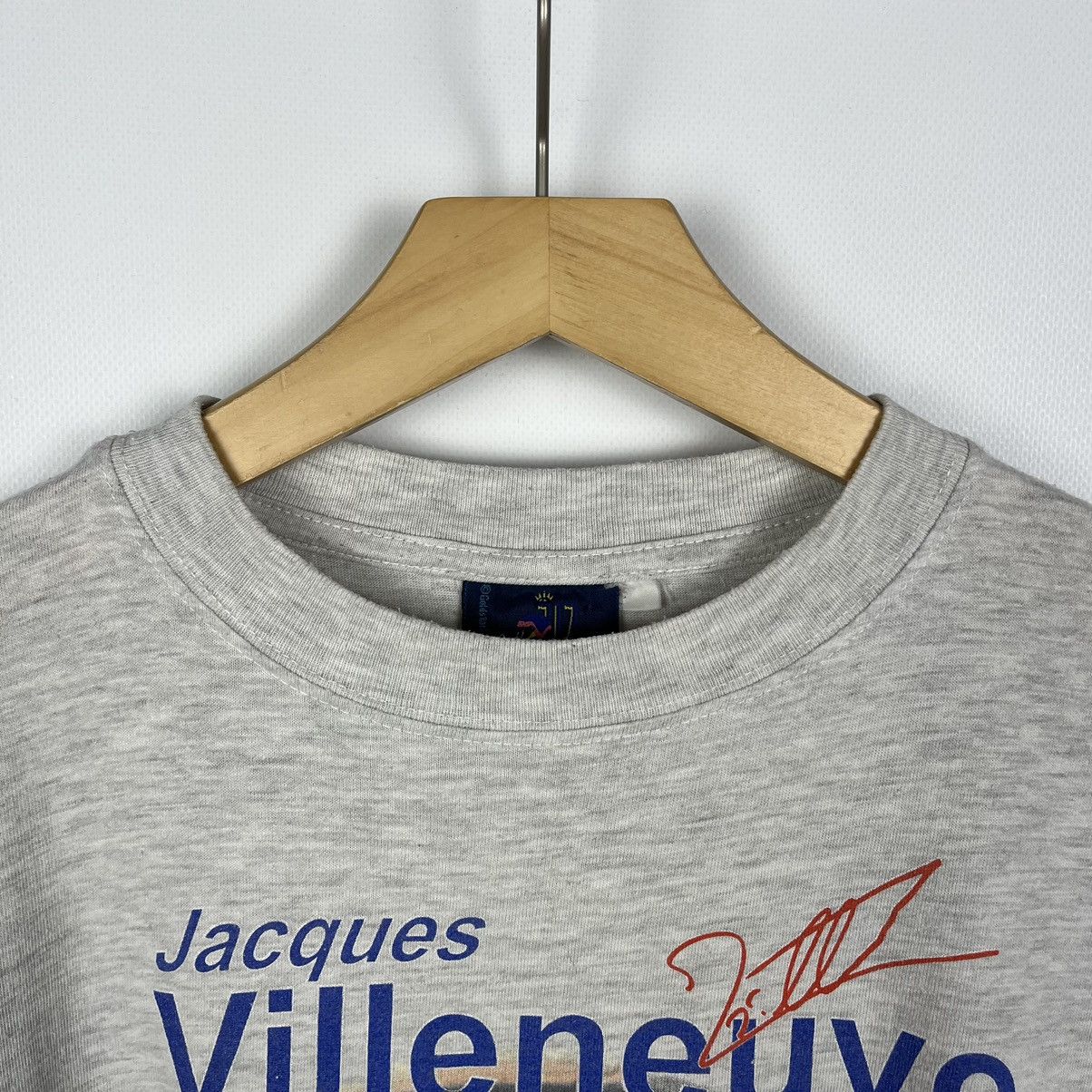 Formula 1 Vintage Jacques Villeneuve Formula One Racing T Shirt 1997 Size US XL / EU 56 / 4 - 10 Thumbnail
