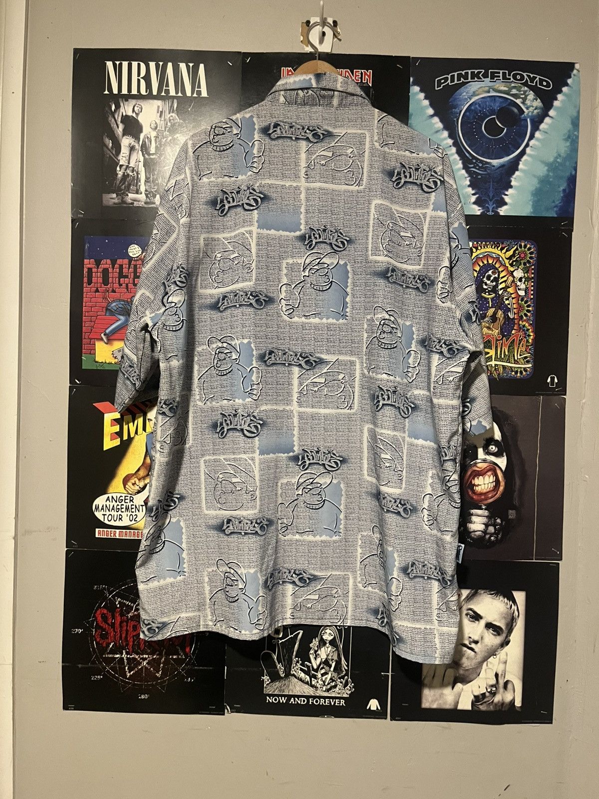 Southpole Y2K 2000 SouthPole Graffiti Gangster Oversized Button Down Size US XL / EU 56 / 4 - 8 Thumbnail
