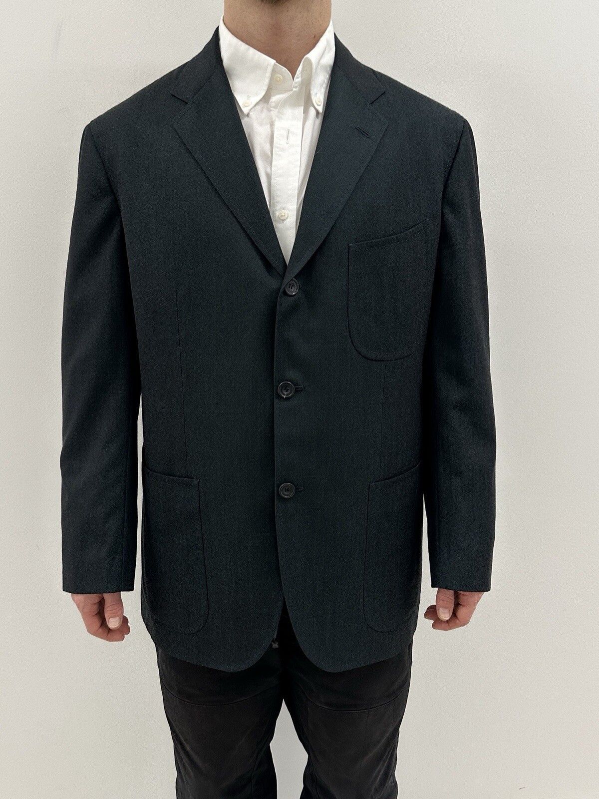 Kiton Kiton Napoli Wool Blazer Jacket Coat size EU-56 / US-46 Size 48R - 1 Thumbnail