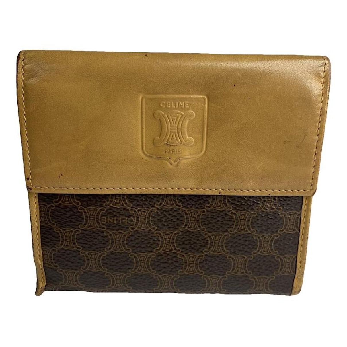 Celine Triomphe Brown Leather Wallet Size ONE SIZE - 1 Thumbnail