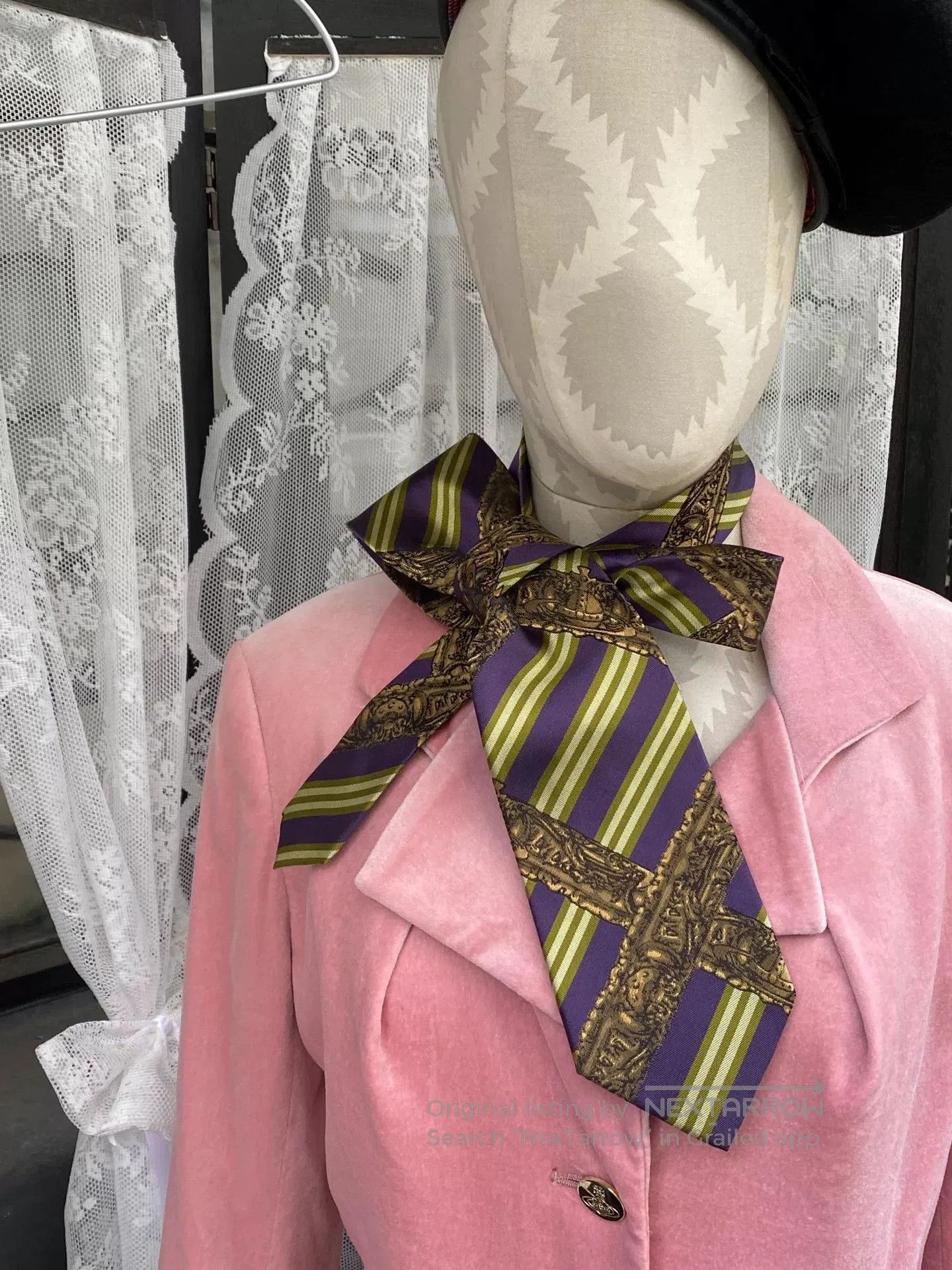 Vivienne Westwood vivienne westwood saturn graphic necktie. Size ONE SIZE - 2 Thumbnail