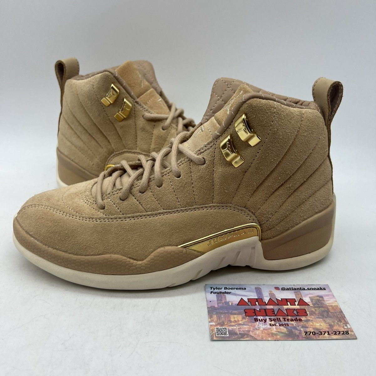 Jordan Brand Wmns air Jordan 12 vachetta tan Grailed