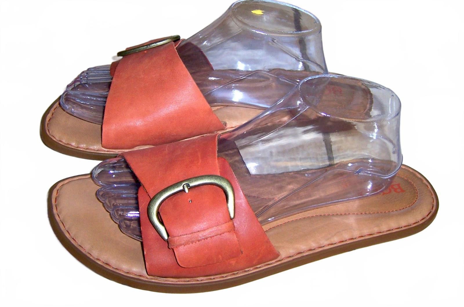 Born Born - Miarra Sandals - Orange Papaya - Women's 11M Size US 11 / IT 41 - 4 Thumbnail