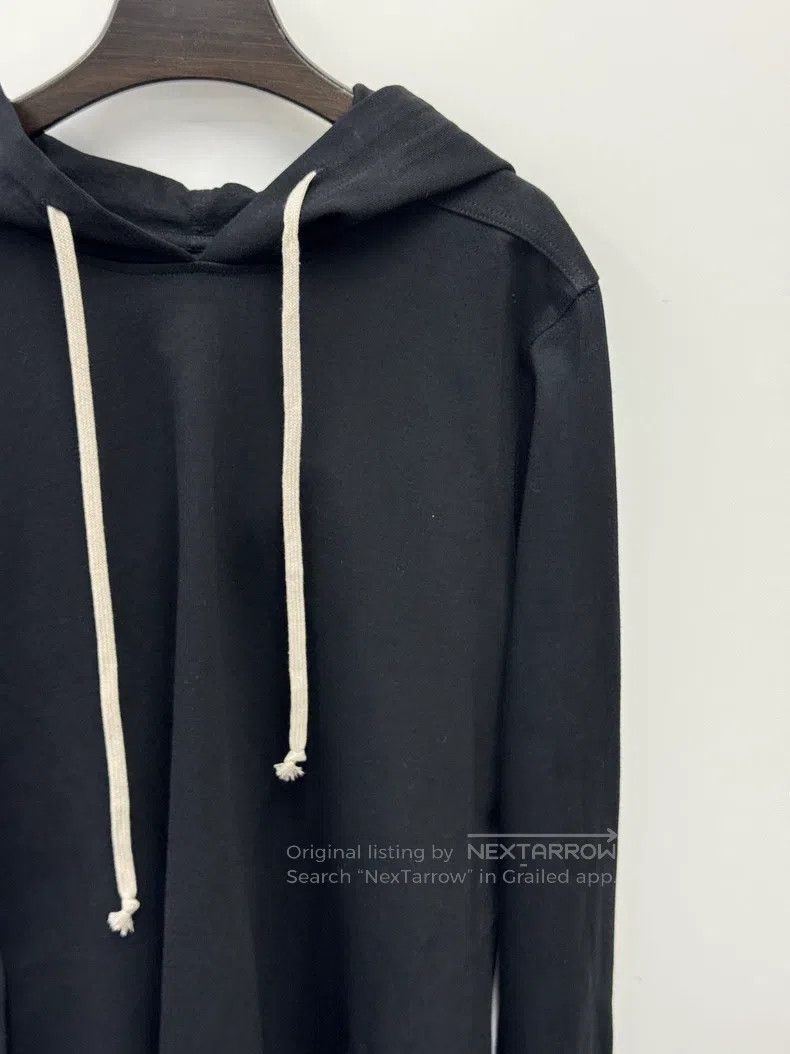 Rick Owens Rick Owens Black Hooded Long sweatshirt Size US S / EU 44-46 / 1 - 3 Thumbnail