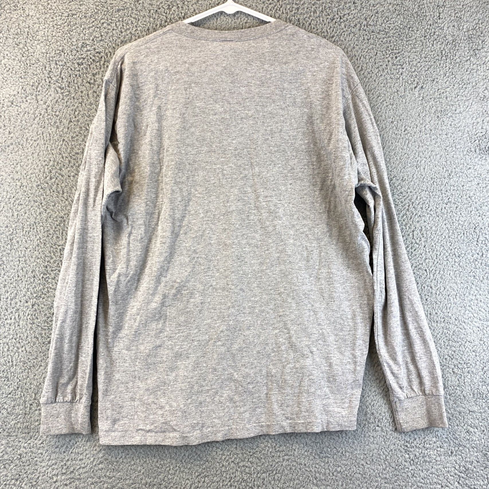 Jerzees VINTAGE Jerzees Men's Long Sleeve T-Shirt WHISTLER gray 54-25 L JERZEES Dri-Power Mens Size US L / EU 52-54 / 3 - 6 Thumbnail
