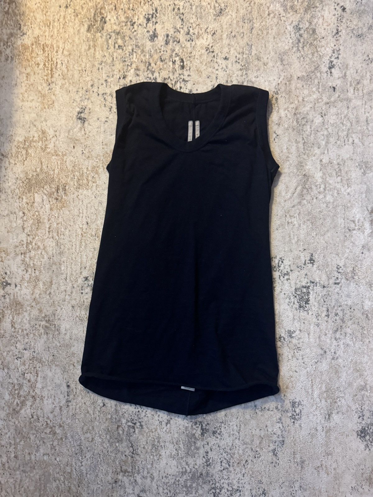 Rick Owens Navy almost black rick owens tank top Size US S / EU 44-46 / 1 - 1 Thumbnail