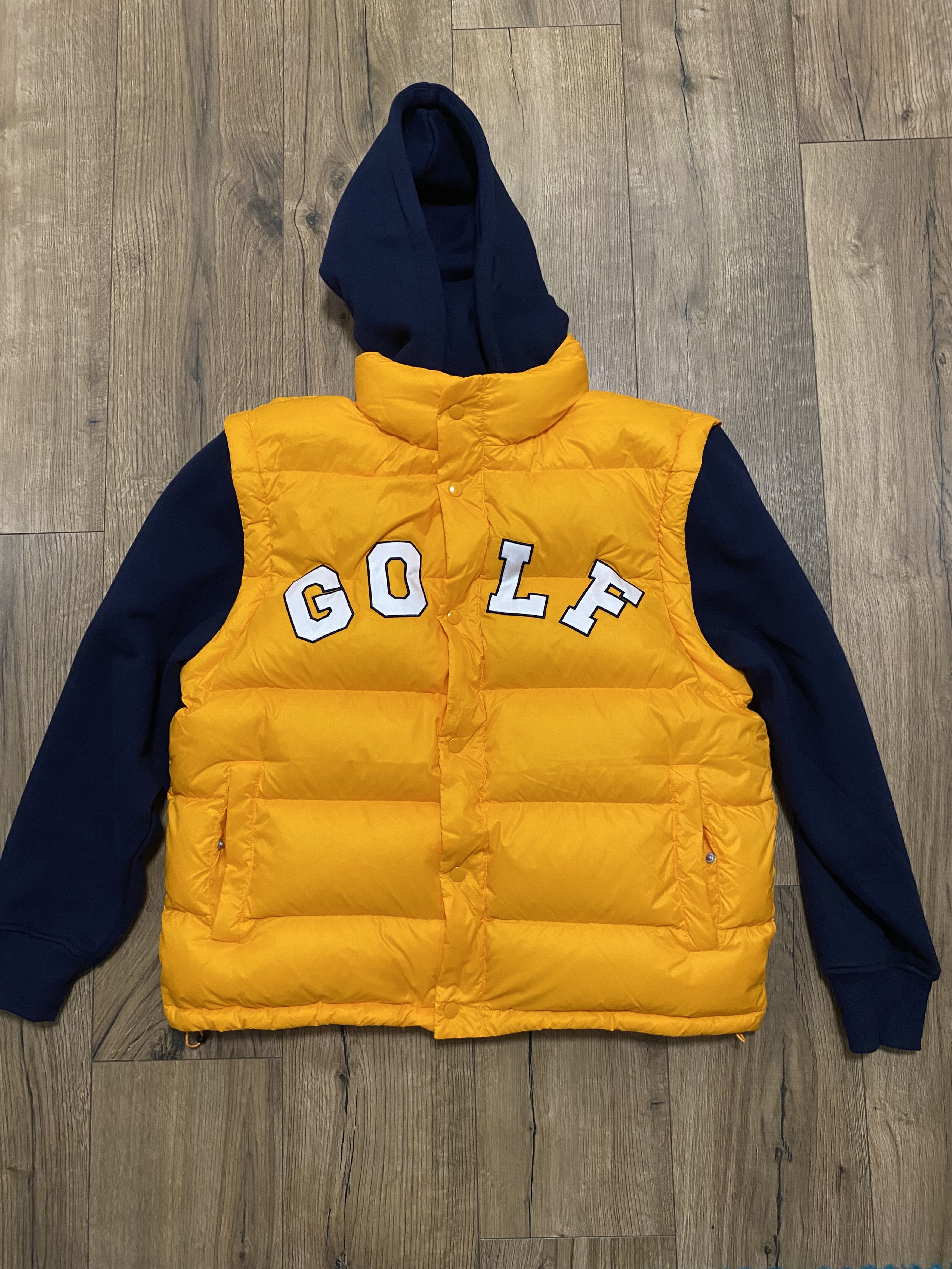 Golf Wang ALL IN ONE HOODIE-VEST - ORANGE COMBO Size US L / EU 52-54 / 3 - 2 Thumbnail