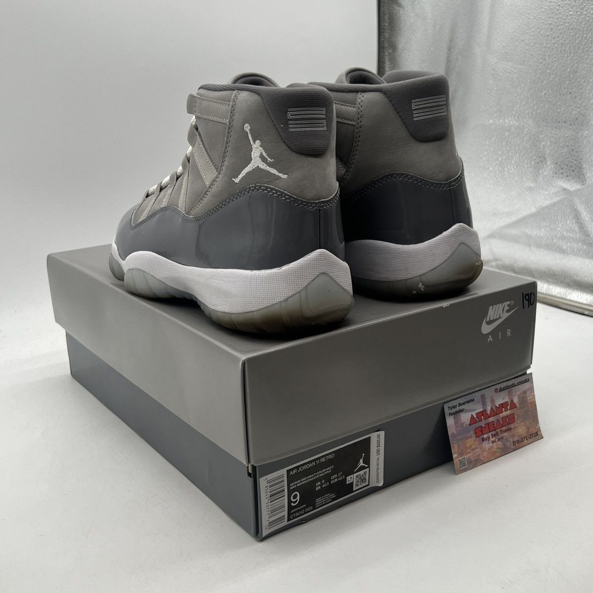 Jordan Brand Air Jordan 11 cool grey Size US 9 / EU 42 - 4 Thumbnail