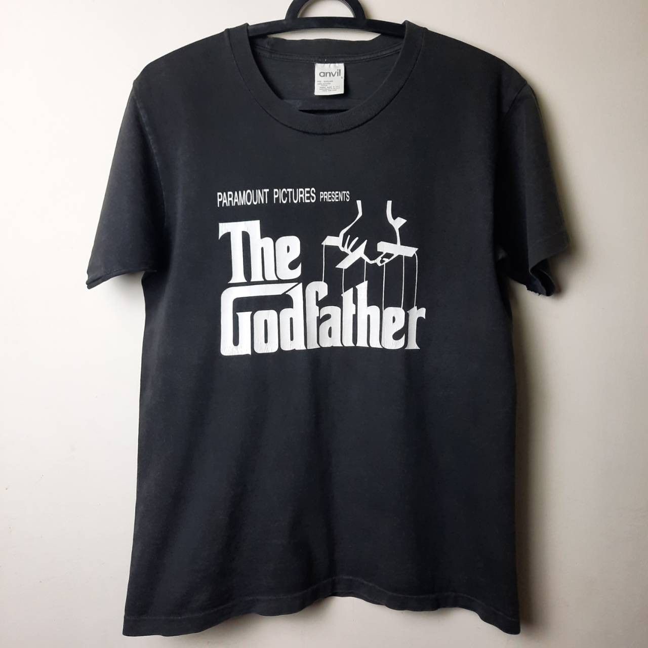 image of The Godfather Movie T-Shirt in Black, Men's (Size Medium)
