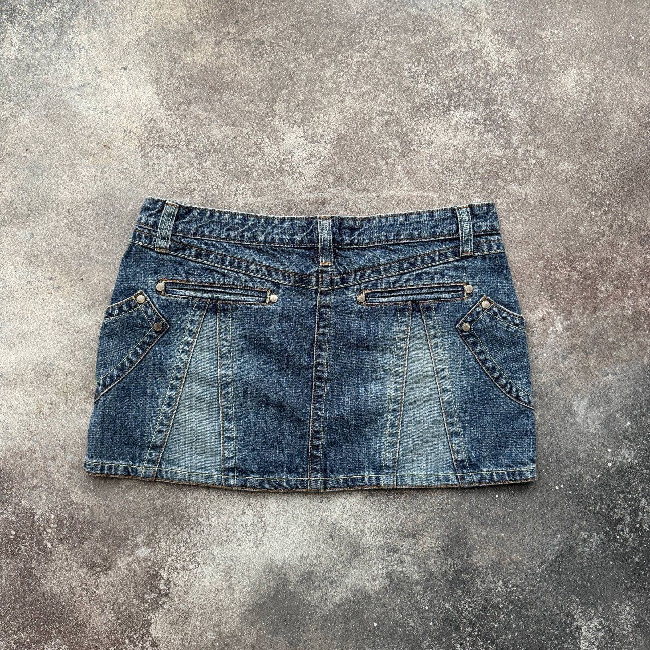 Hysteric Glamour Fishbone Y2K Vintage Glamour Low Rise Mini Skirt Size 30" / US 8 / IT 44 - 2 Thumbnail